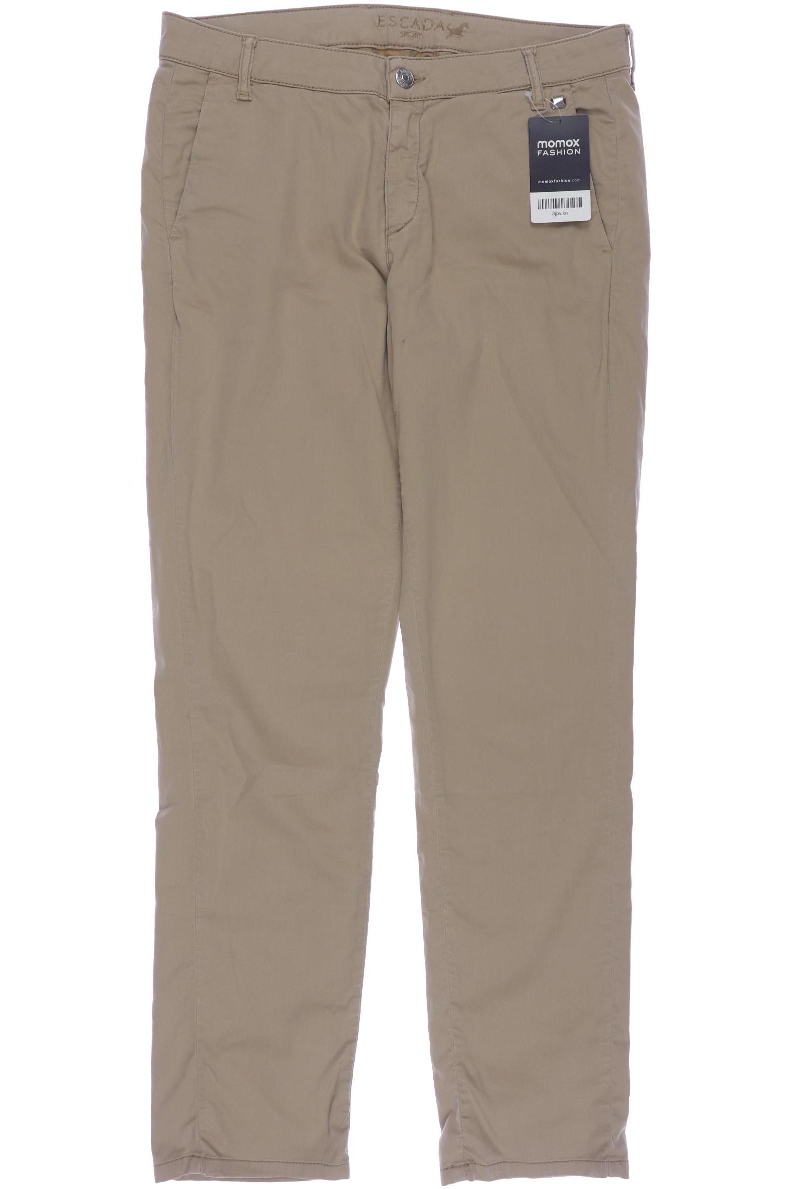 

Escada Damen Stoffhose, beige, Gr. 36
