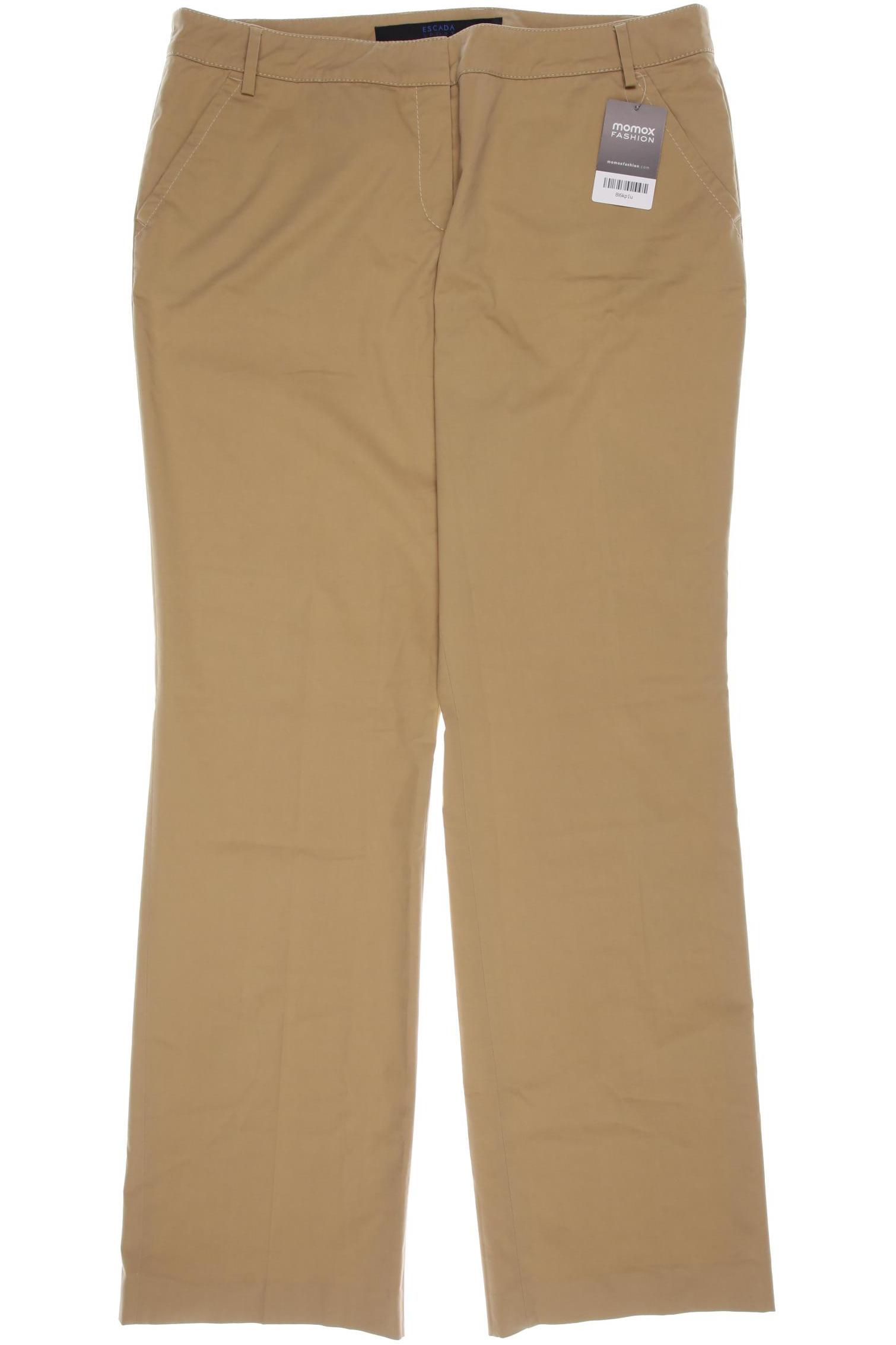 

Escada Damen Stoffhose, beige, Gr. 44