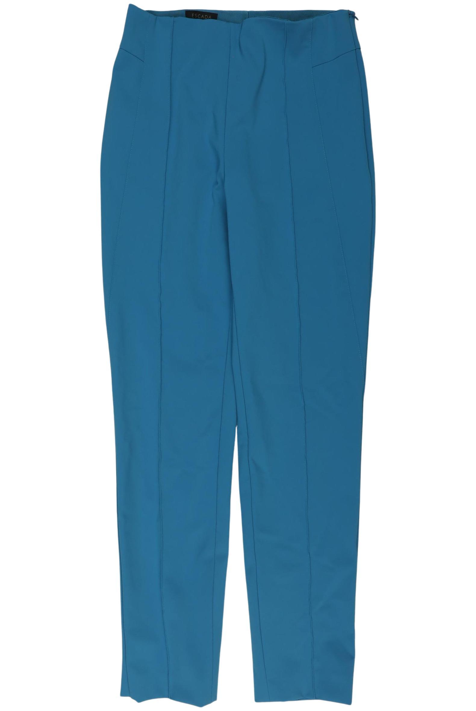 

Escada Damen Stoffhose, blau, Gr. 34
