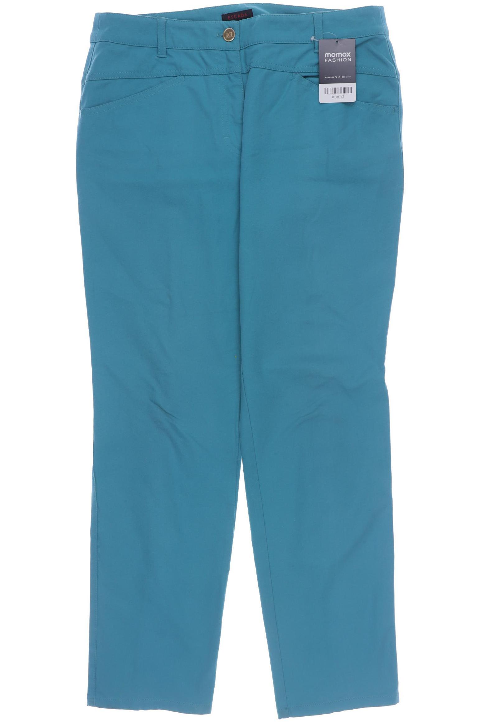 

Escada Damen Stoffhose, türkis