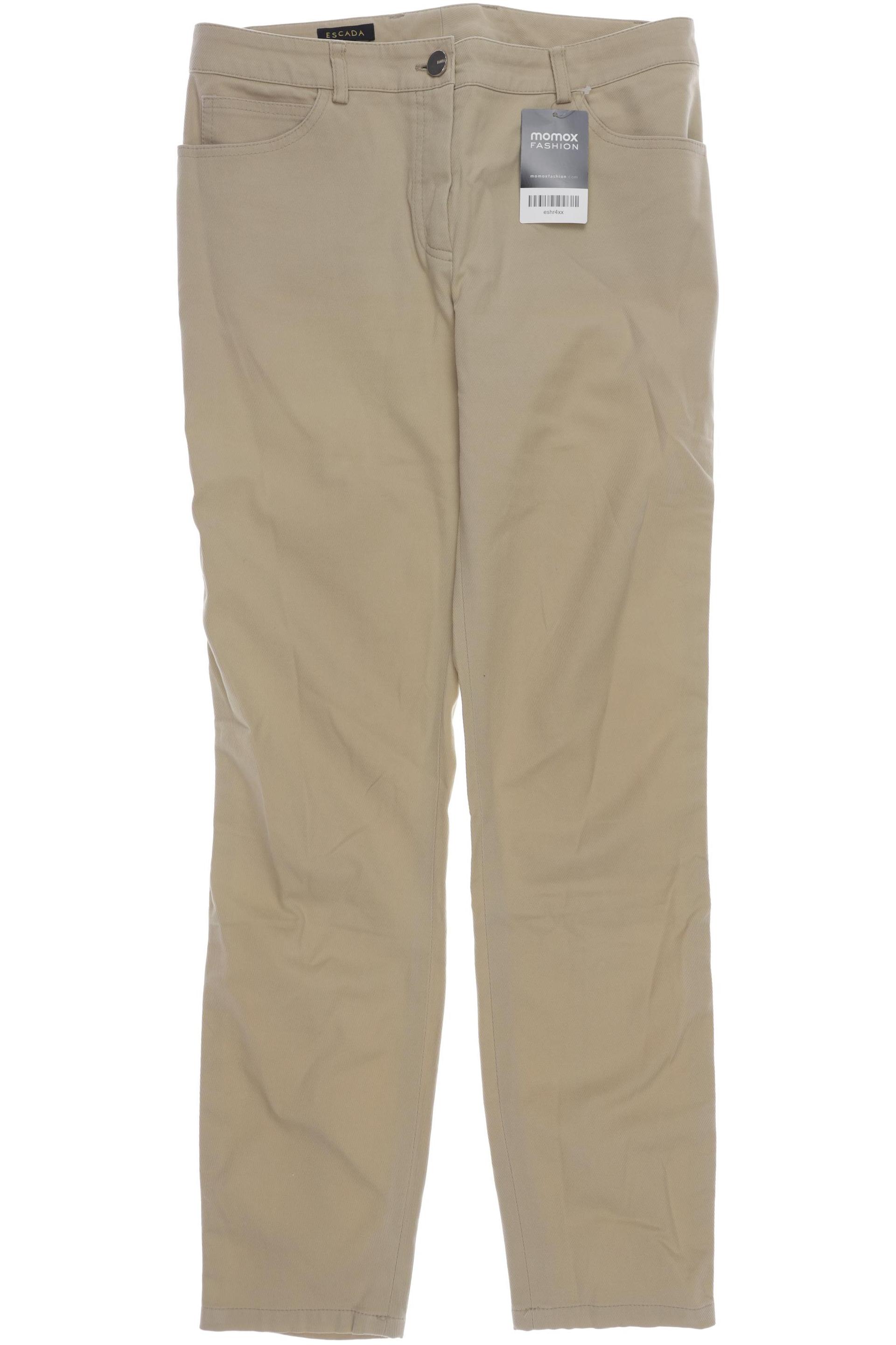 

Escada Damen Stoffhose, beige, Gr. 34