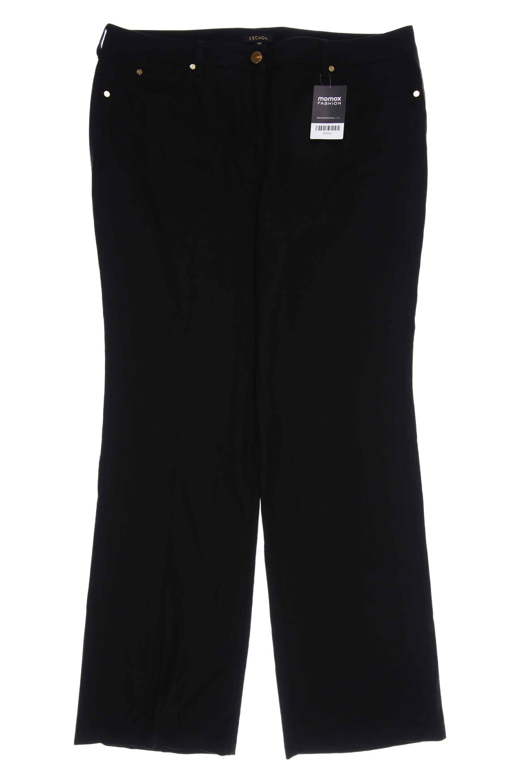 

Escada Damen Stoffhose, schwarz, Gr. 46