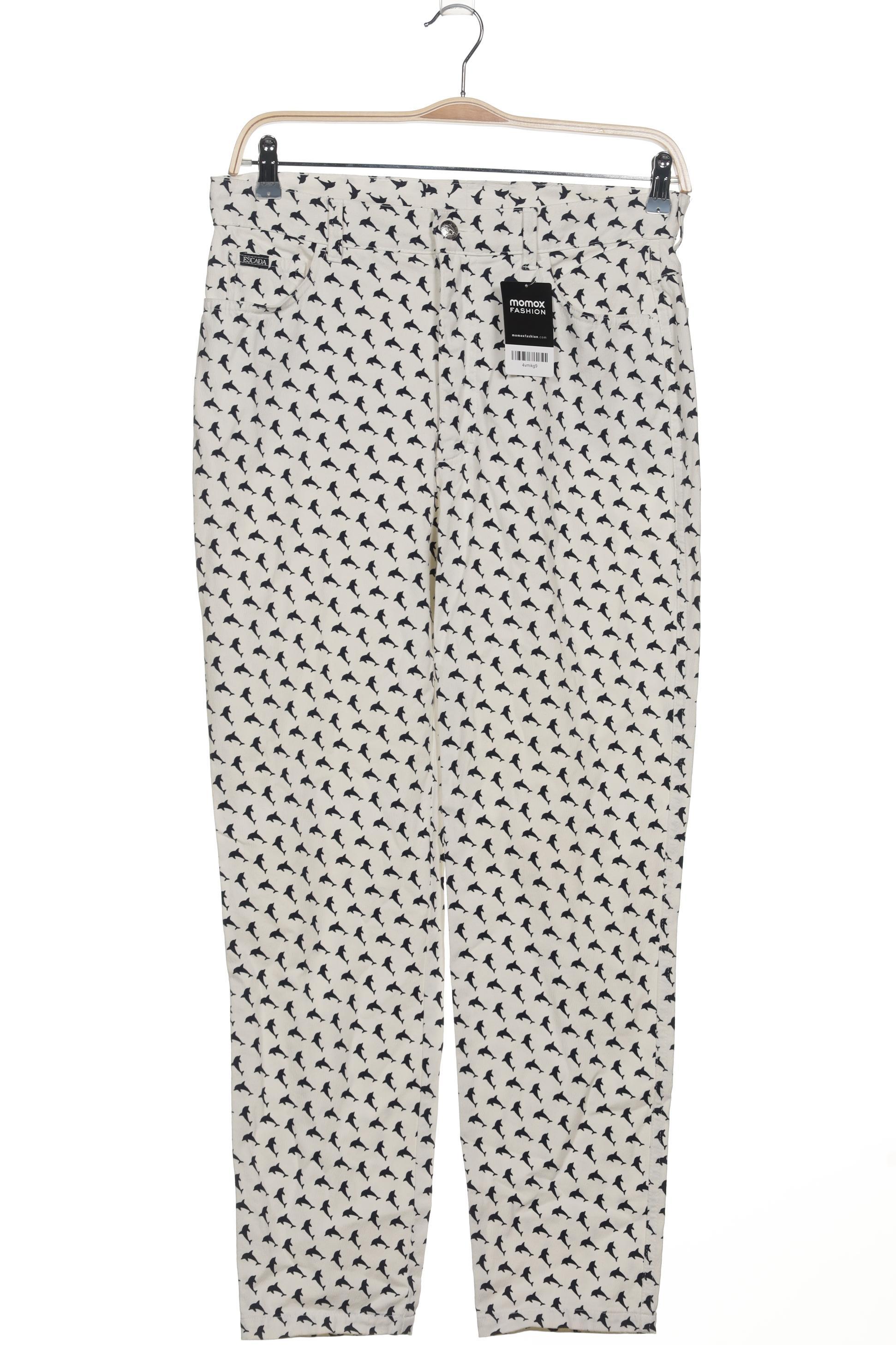 

Escada Damen Stoffhose, cremeweiß, Gr. 40