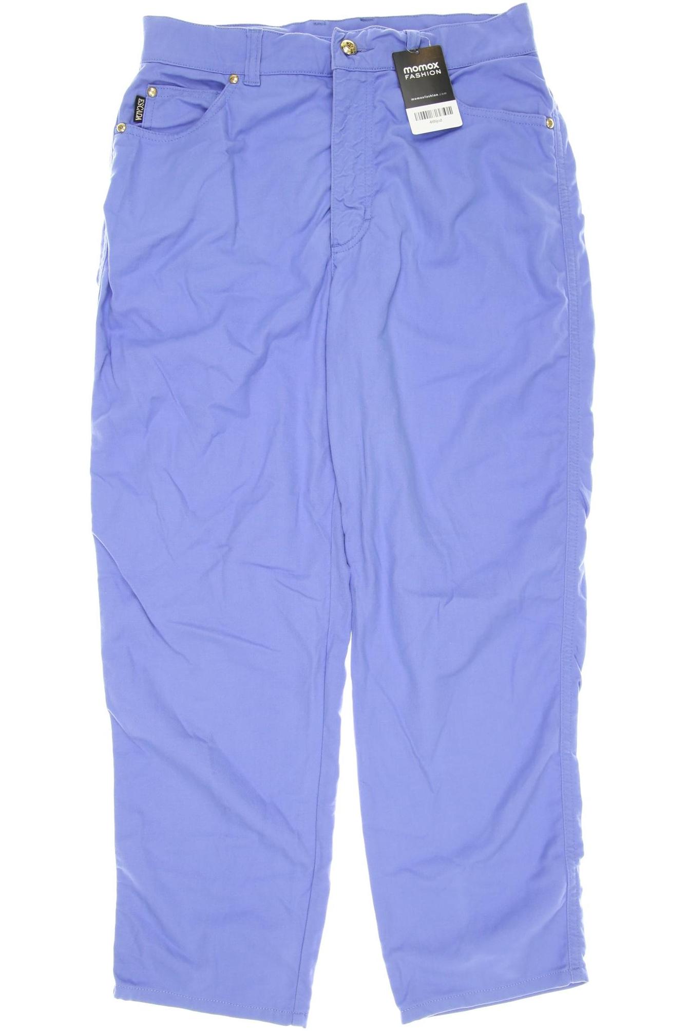 

Escada Damen Stoffhose, blau, Gr. 38