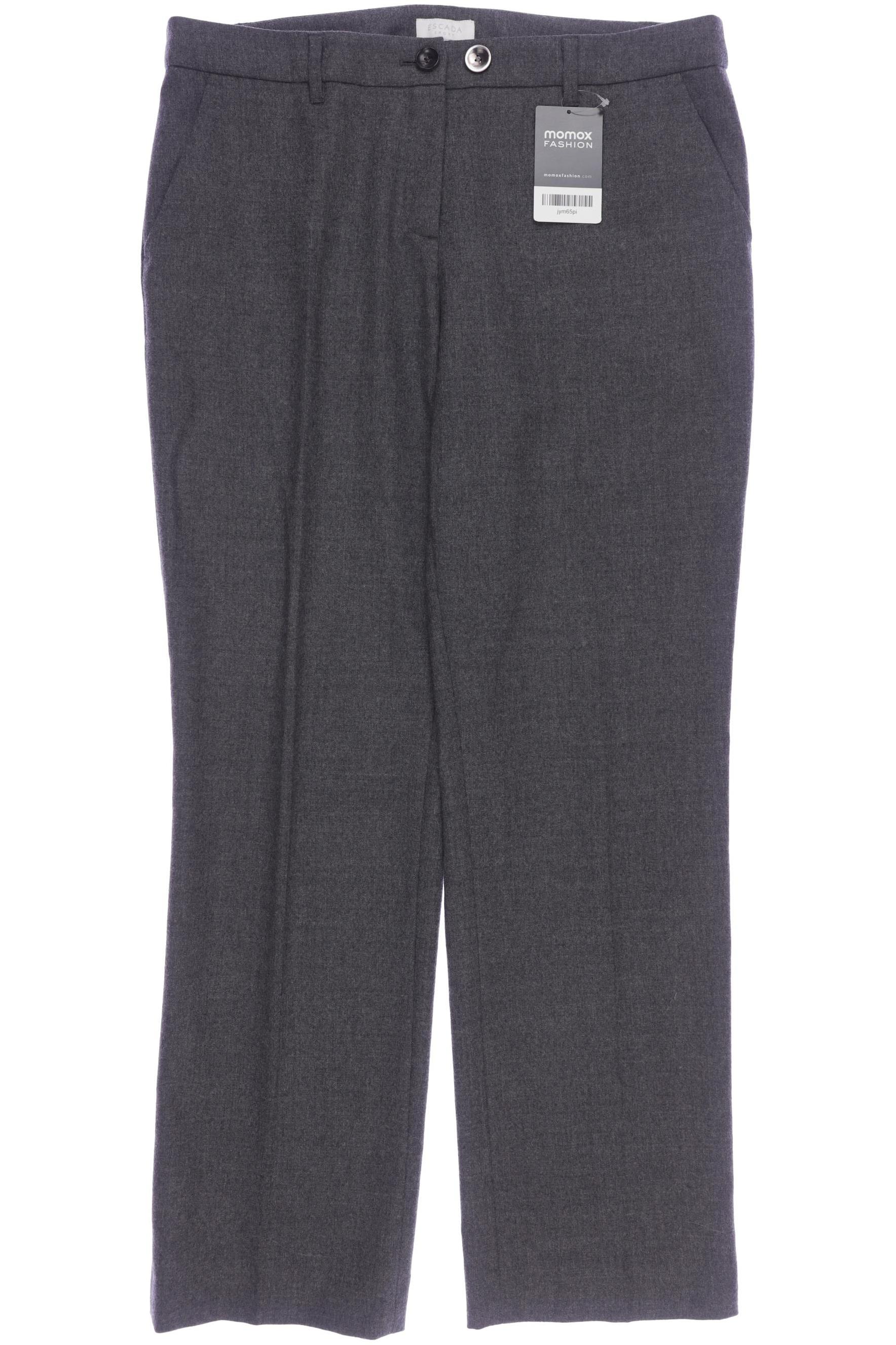 

Escada Damen Stoffhose, grau, Gr. 38