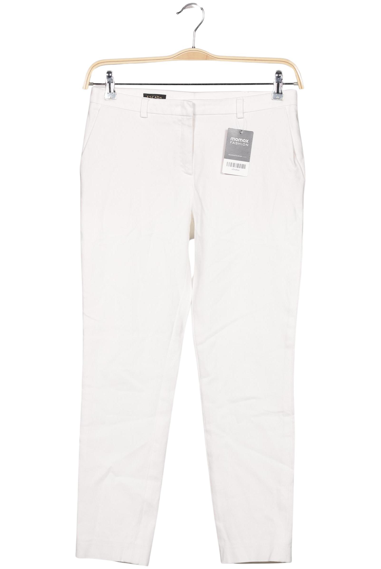

Escada Damen Stoffhose, weiß, Gr. 36