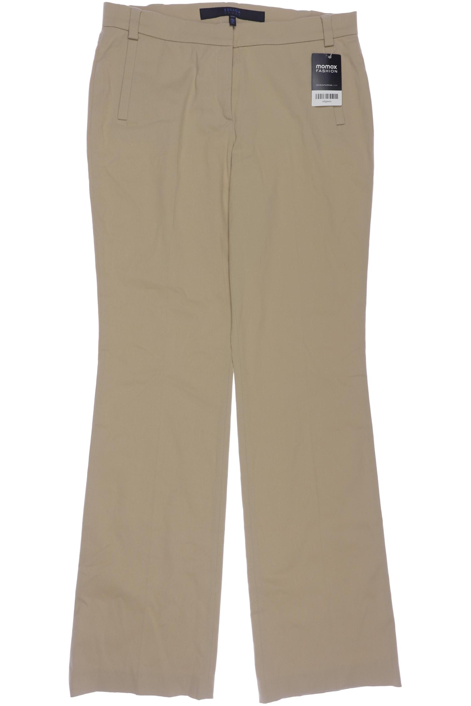 

Escada Damen Stoffhose, beige, Gr. 40