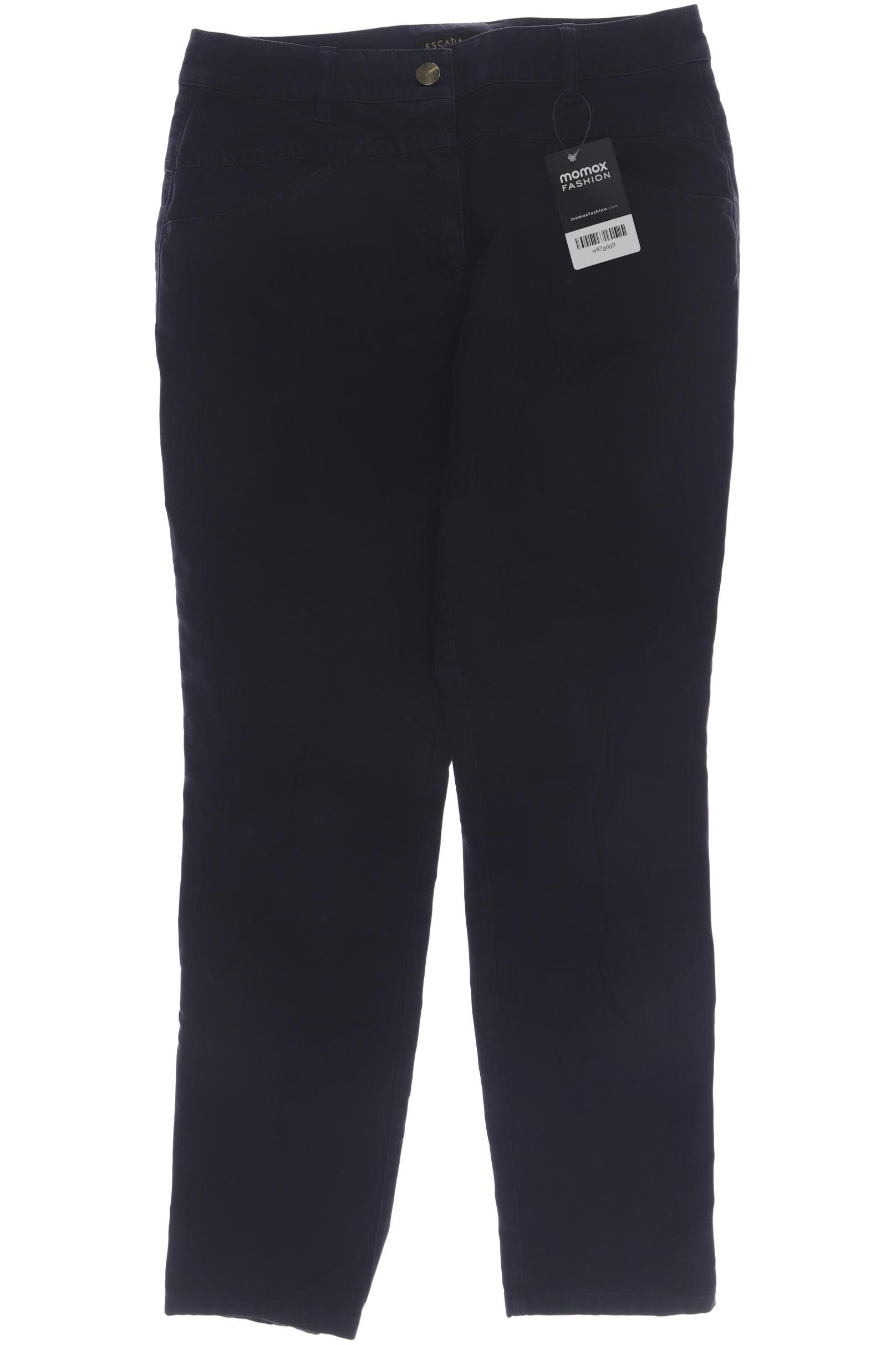 

Escada Damen Stoffhose, marineblau