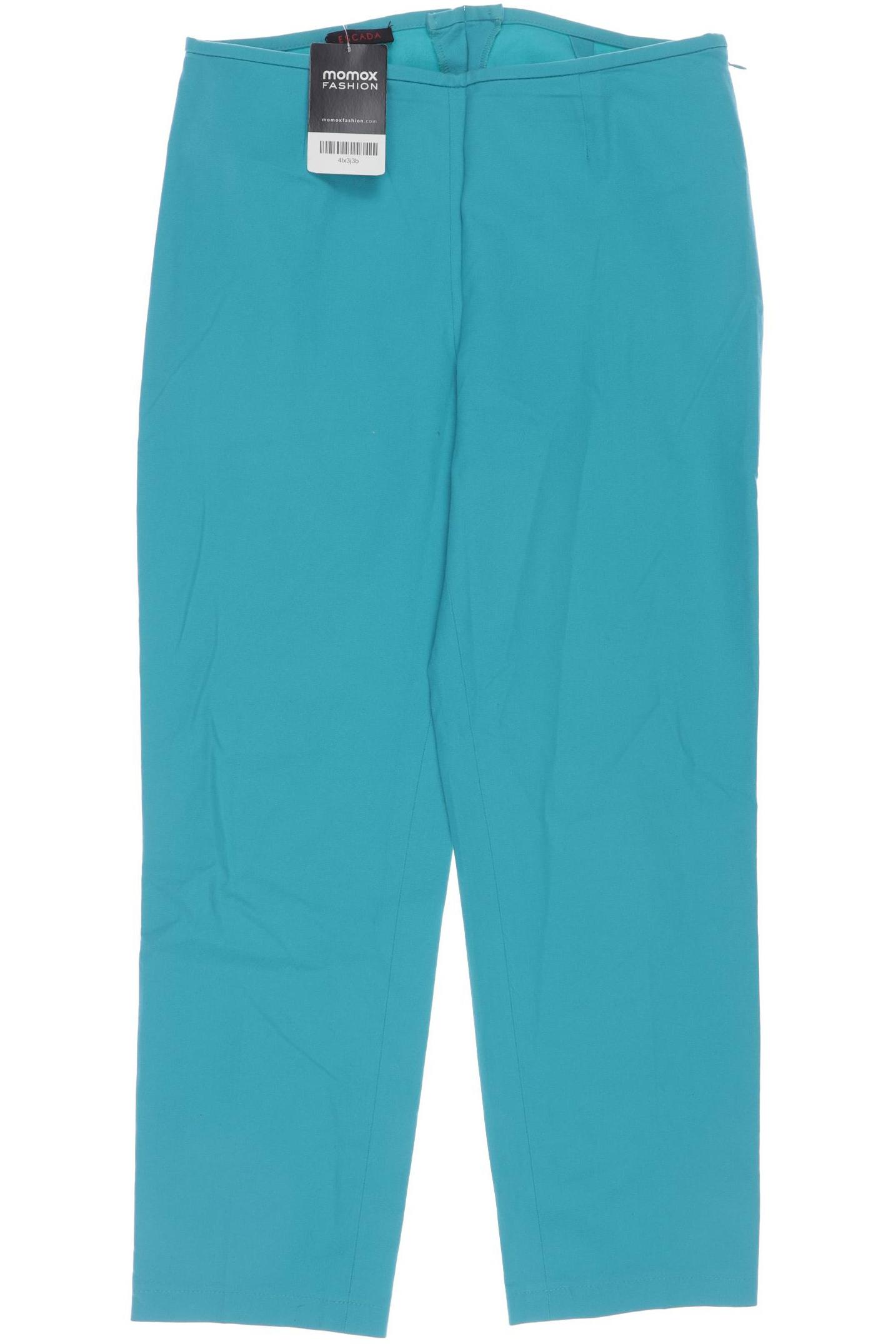 

Escada Damen Stoffhose, türkis, Gr. 34
