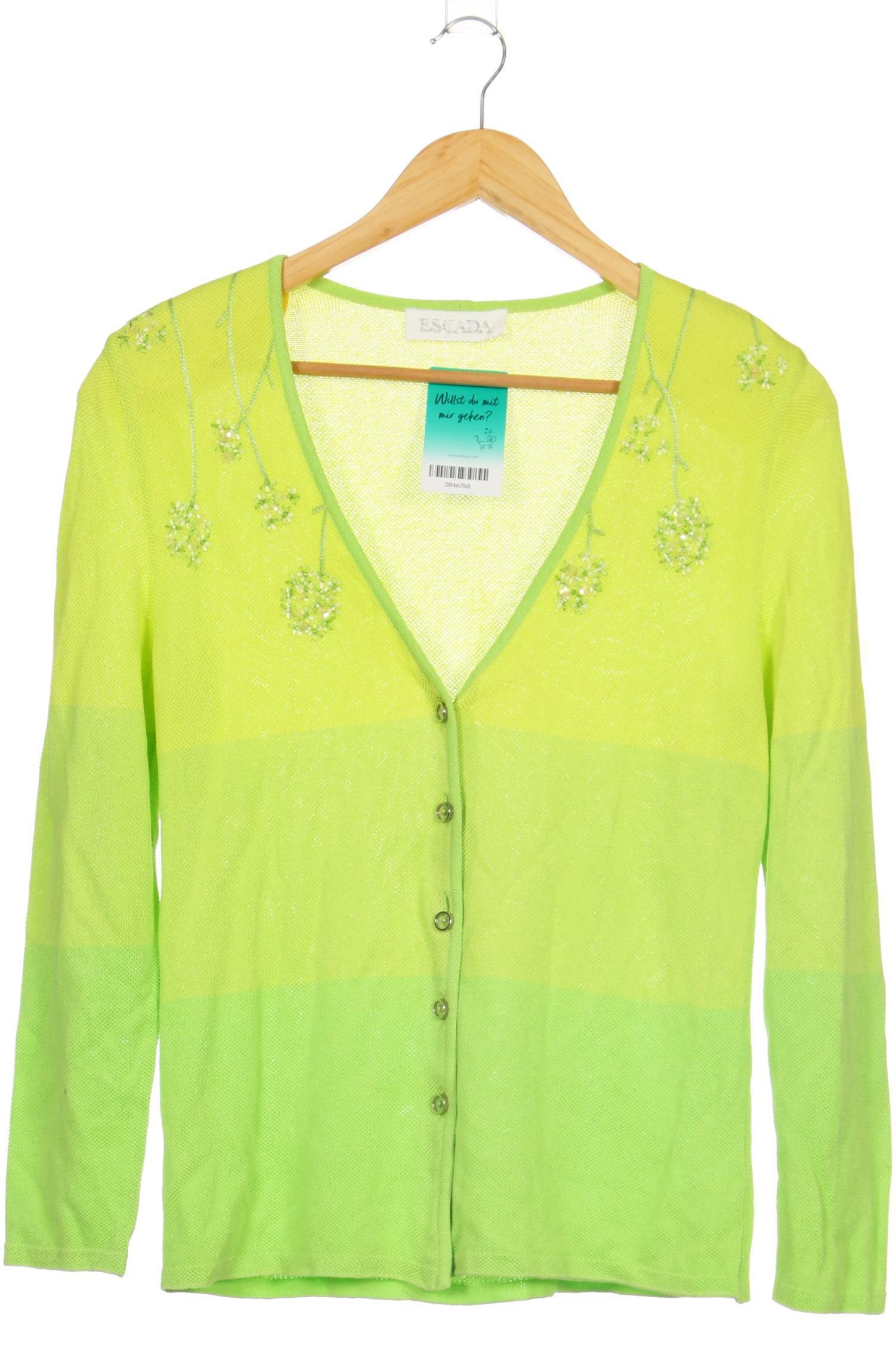

Escada Damen Strickjacke, grün, Gr. 42