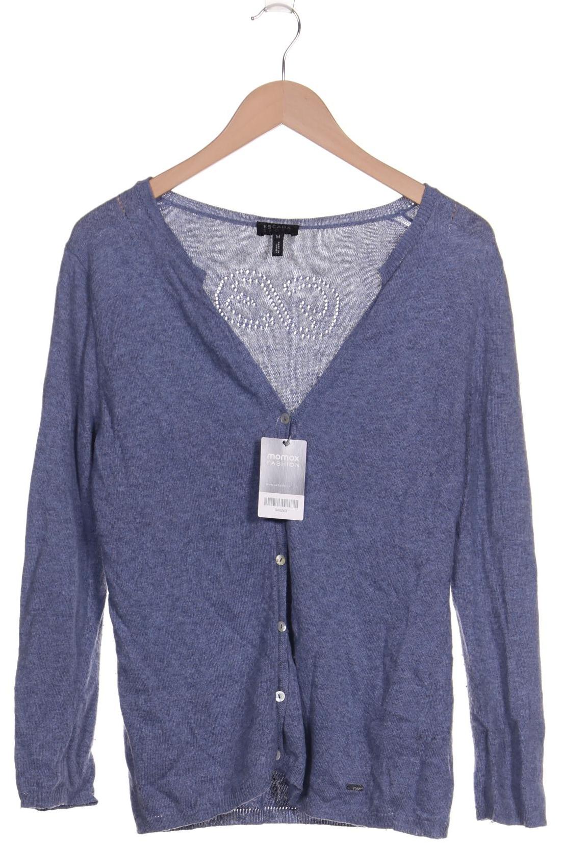 

Escada Damen Strickjacke, blau, Gr. 38