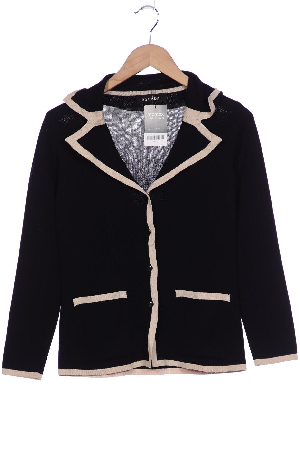 

Escada Damen Strickjacke, schwarz, Gr. 34