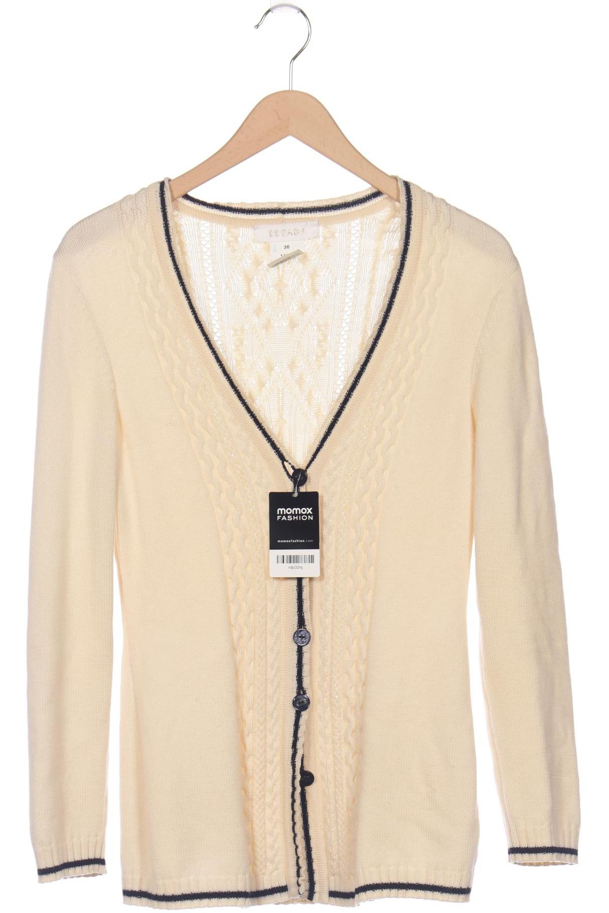 

Escada Damen Strickjacke, cremeweiß, Gr. 36