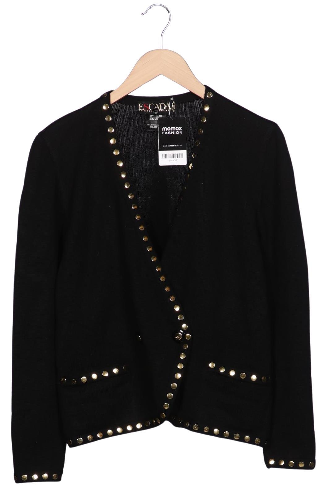 

Escada Damen Strickjacke, schwarz, Gr. 38