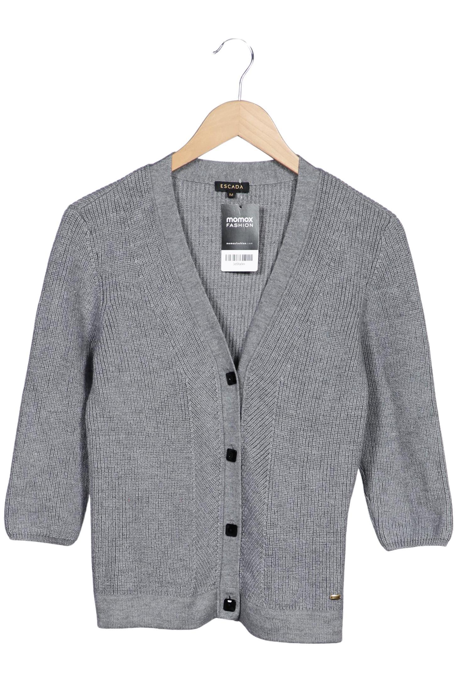 

Escada Damen Strickjacke, grau, Gr. 38