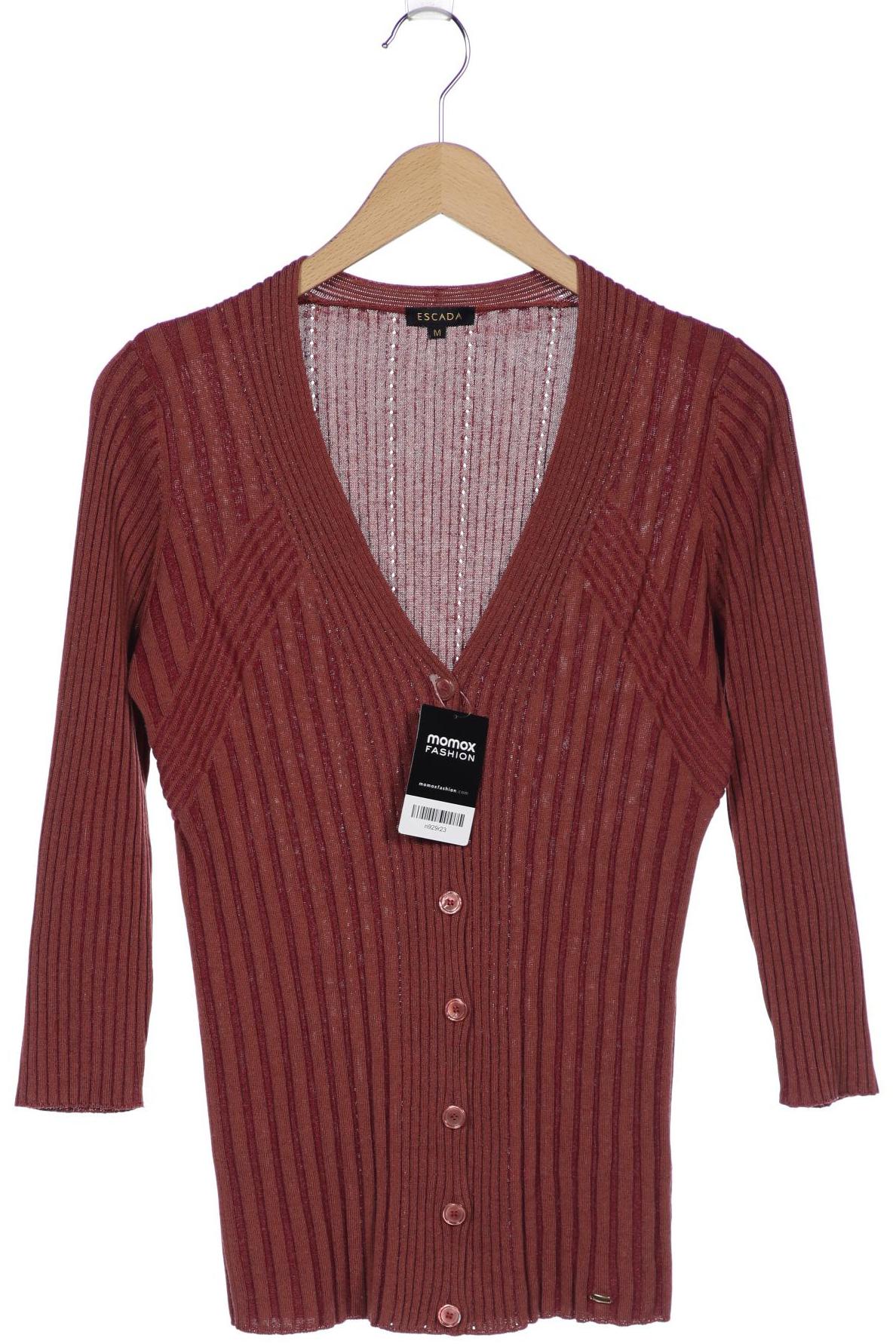 

Escada Damen Strickjacke, bordeaux, Gr. 38