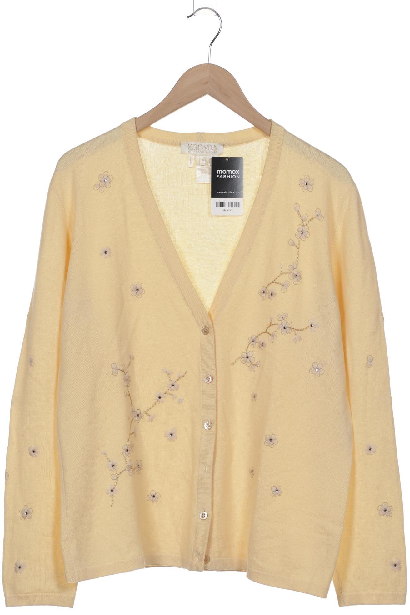 

Escada Damen Strickjacke, gelb, Gr. 42