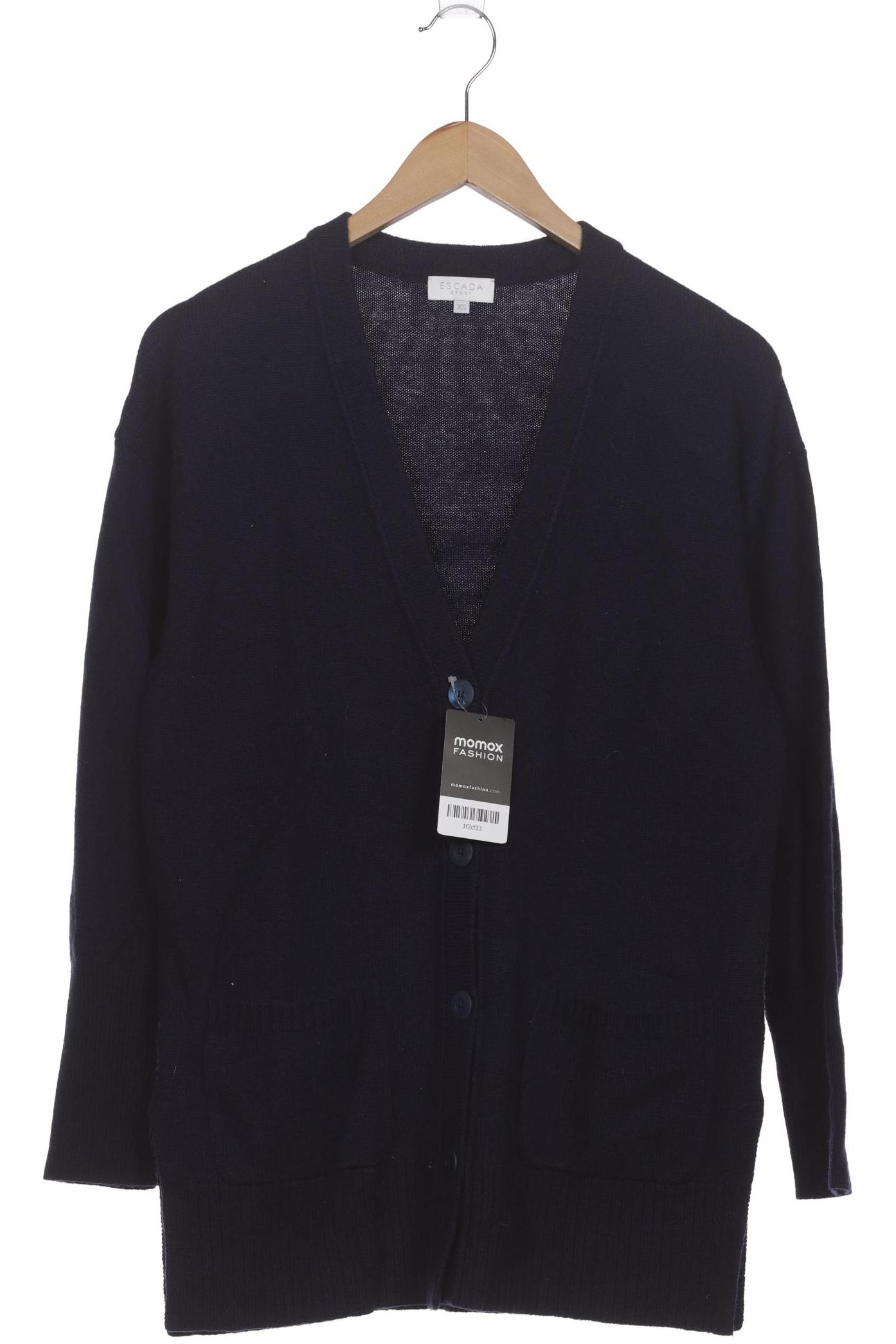 

Escada Damen Strickjacke, marineblau, Gr. 34