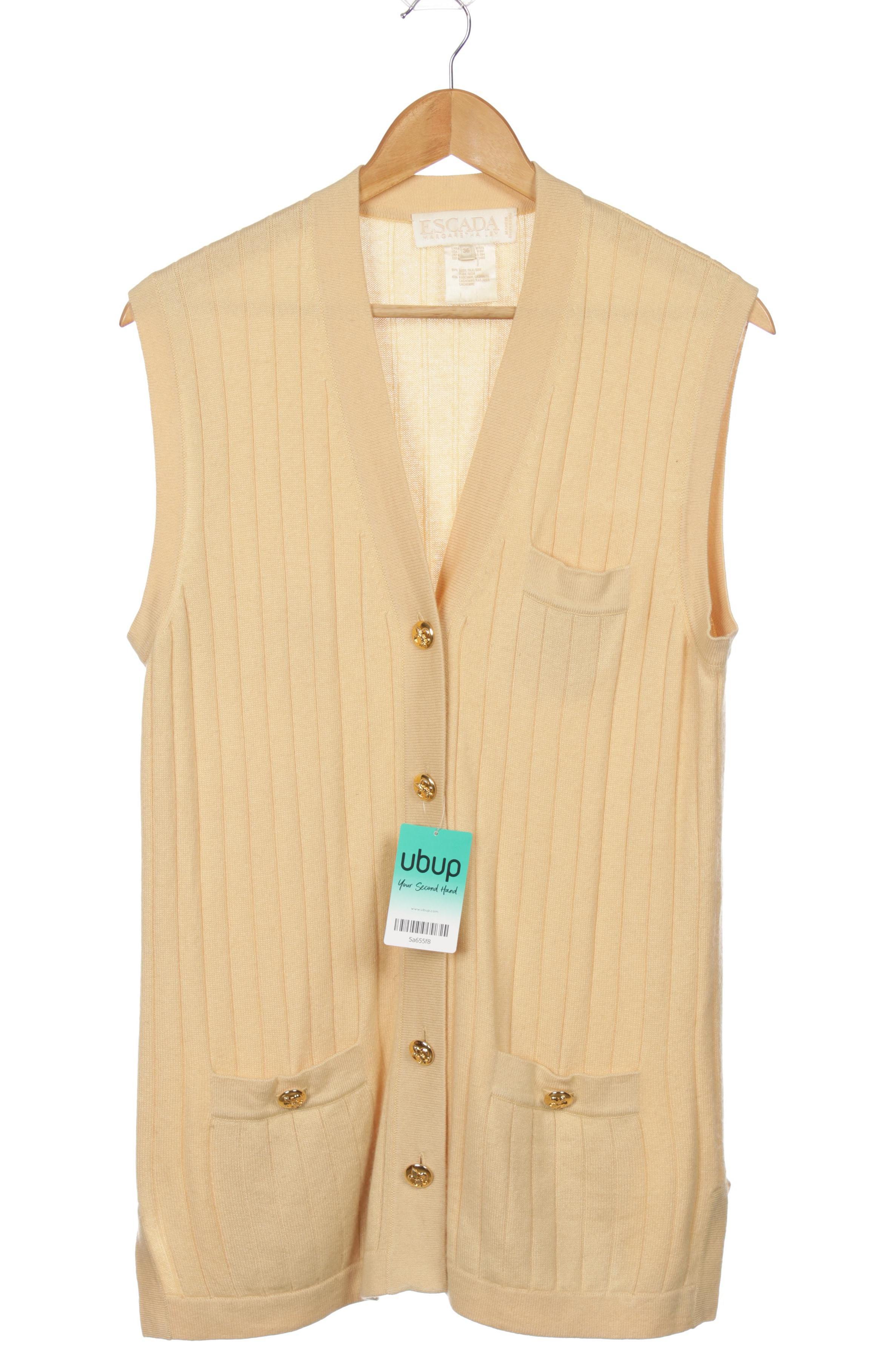 

Escada Damen Strickjacke, gelb, Gr. 36