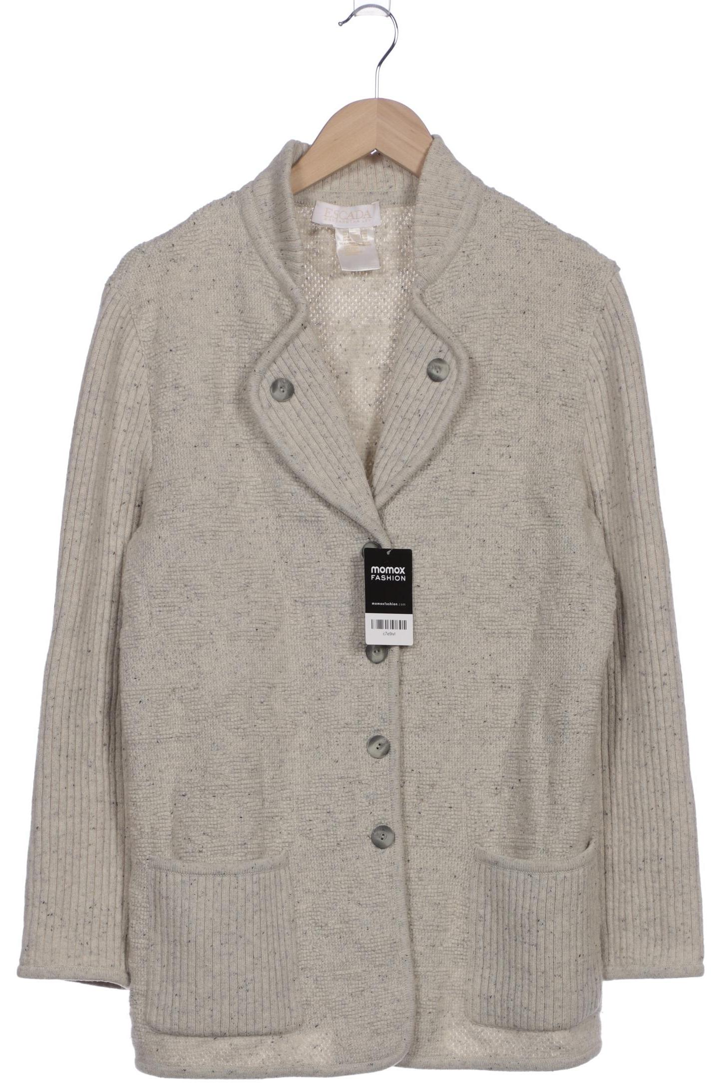 

Escada Damen Strickjacke, grau, Gr. 40