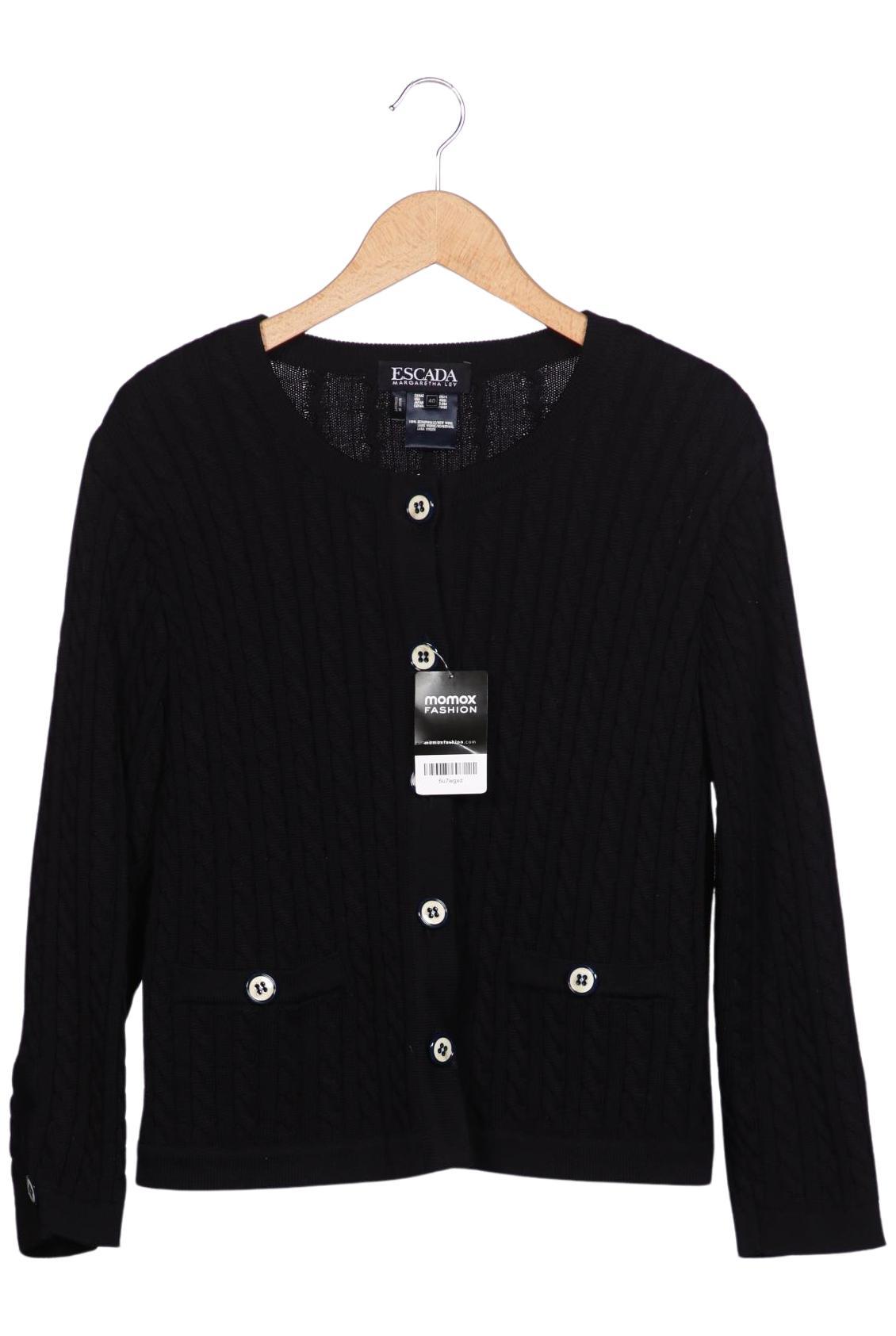 

Escada Damen Strickjacke, schwarz, Gr. 40