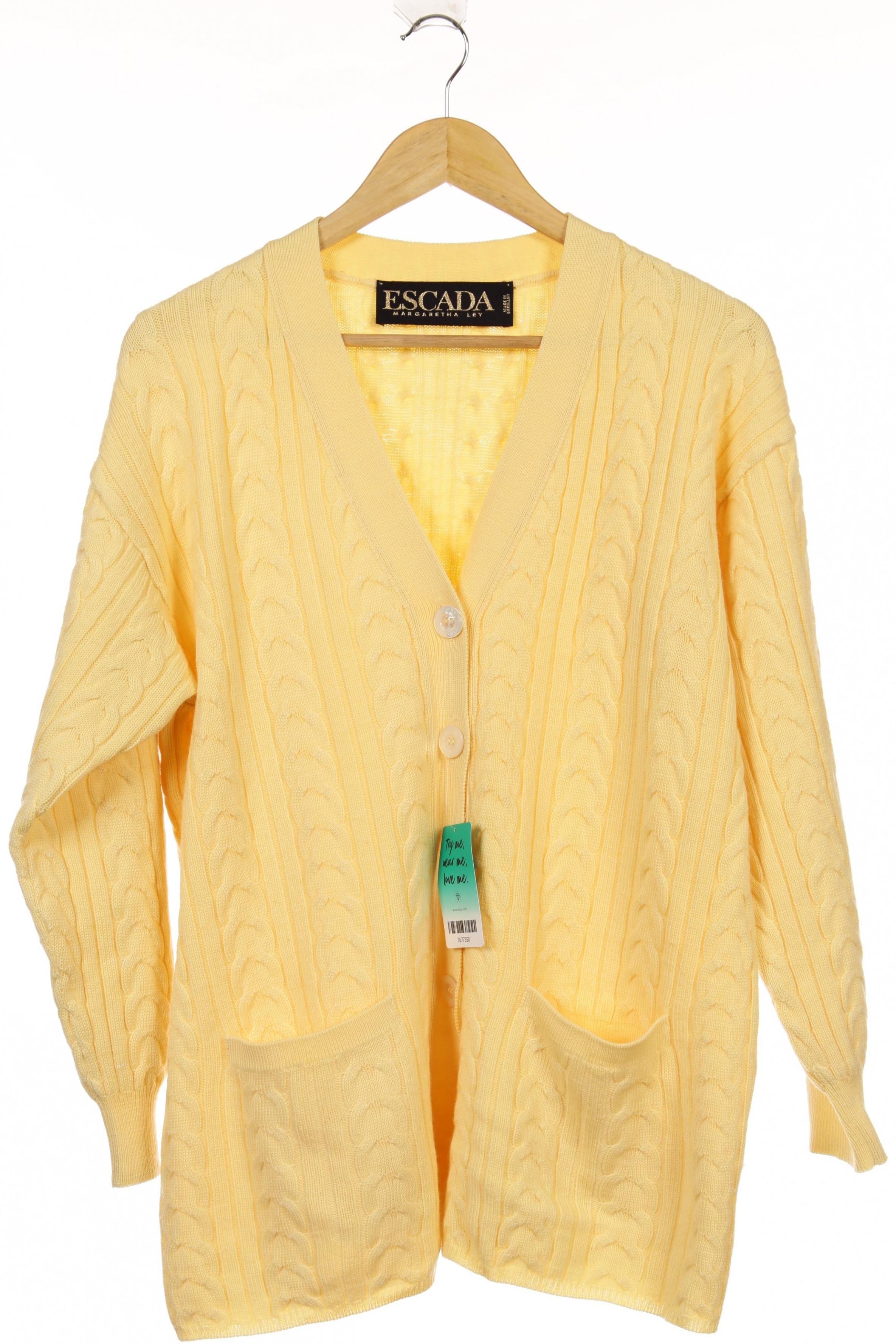 

Escada Damen Strickjacke, gelb, Gr.