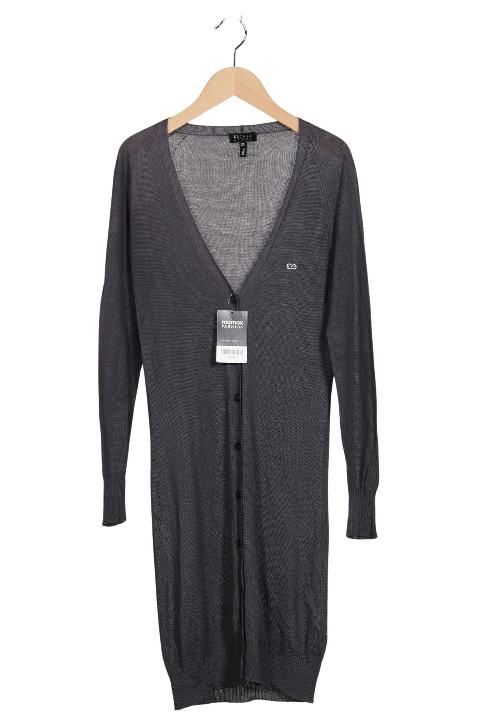 

Escada Damen Strickjacke, grau, Gr. 34