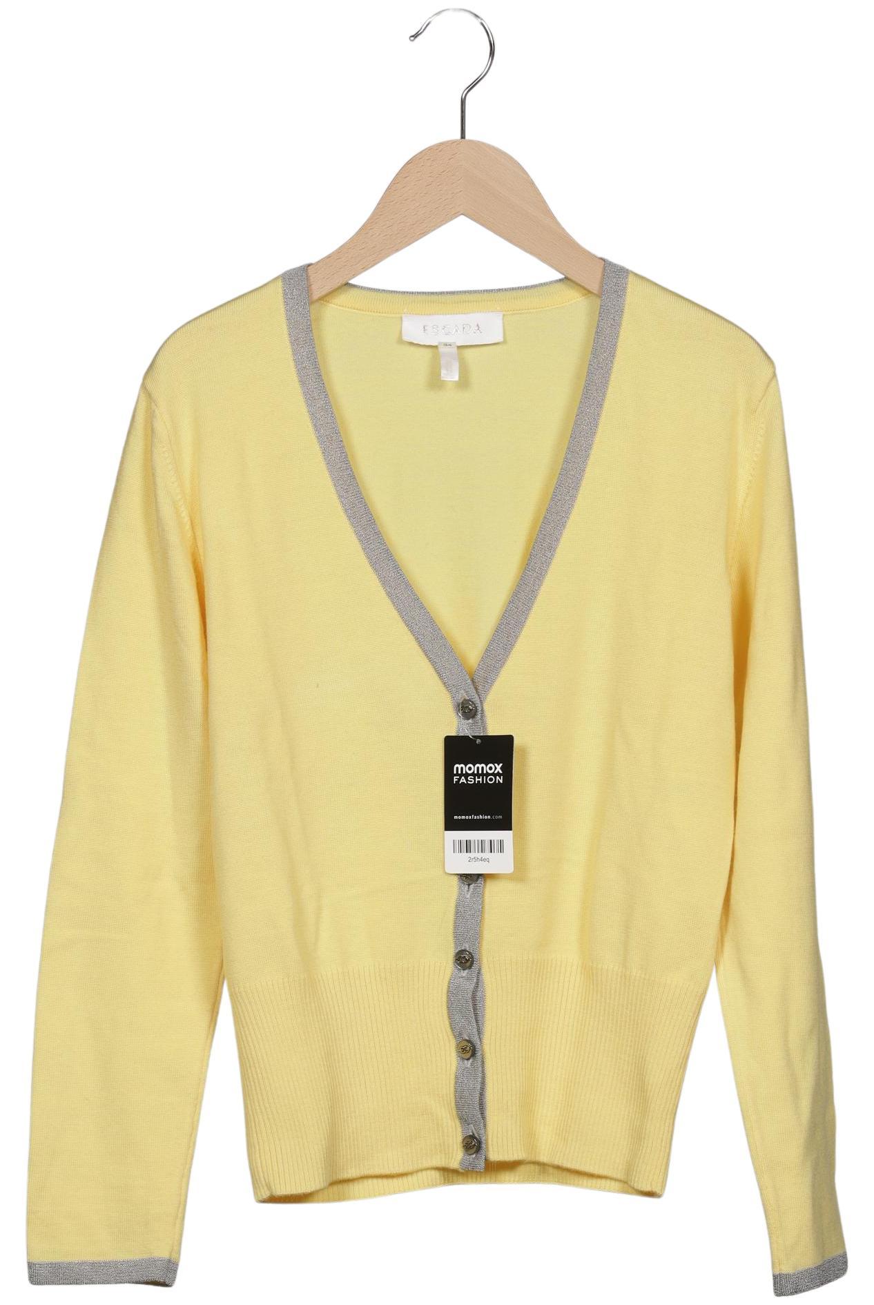 

Escada Damen Strickjacke, gelb, Gr. 34