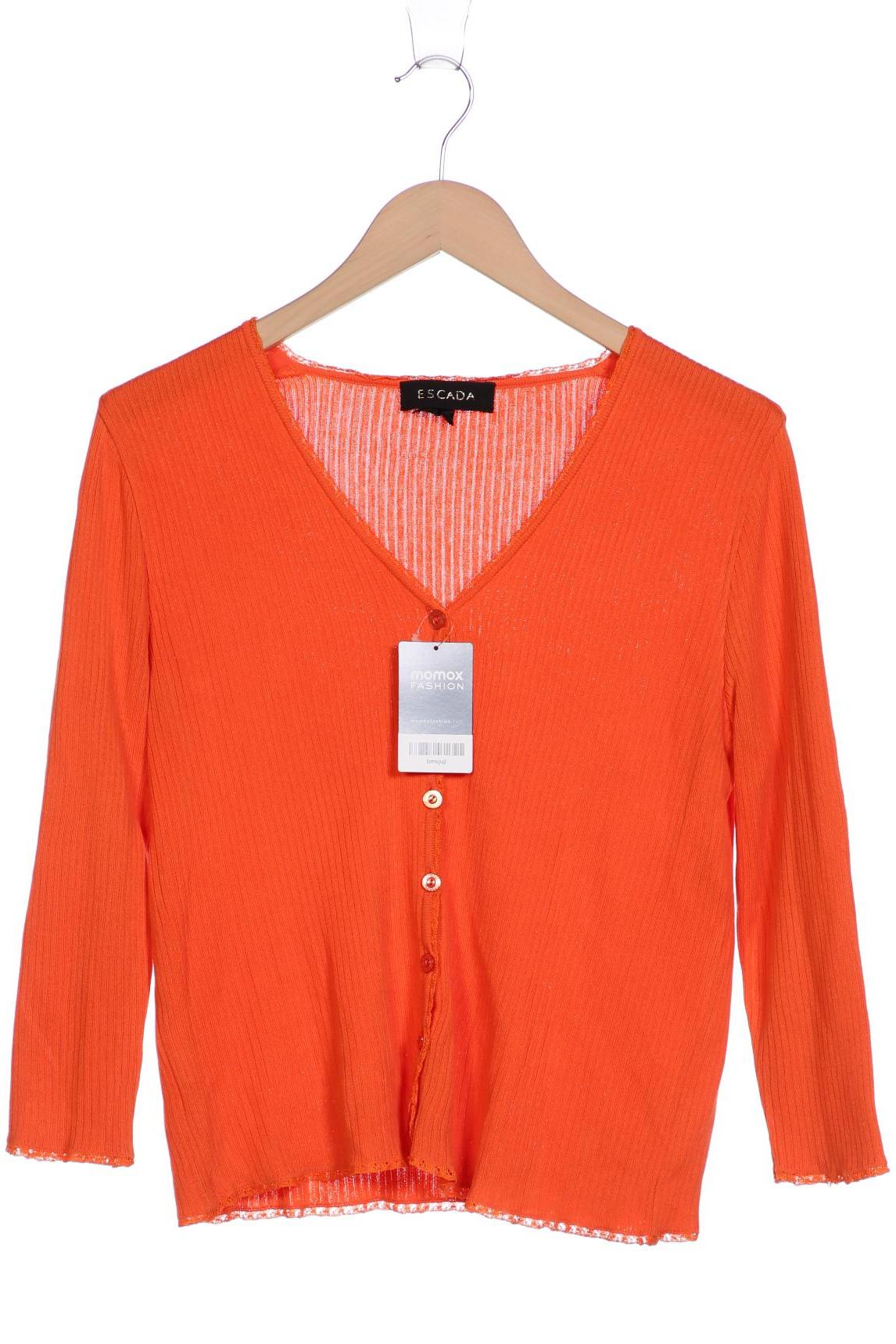 

Escada Damen Strickjacke, orange, Gr. 38