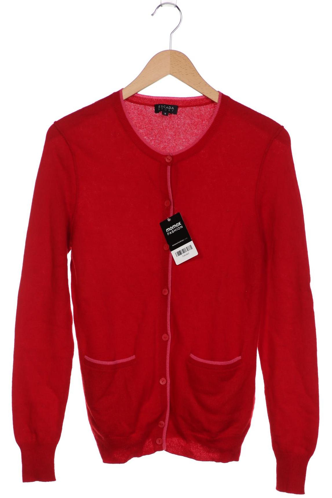 

Escada Damen Strickjacke, rot, Gr. 36