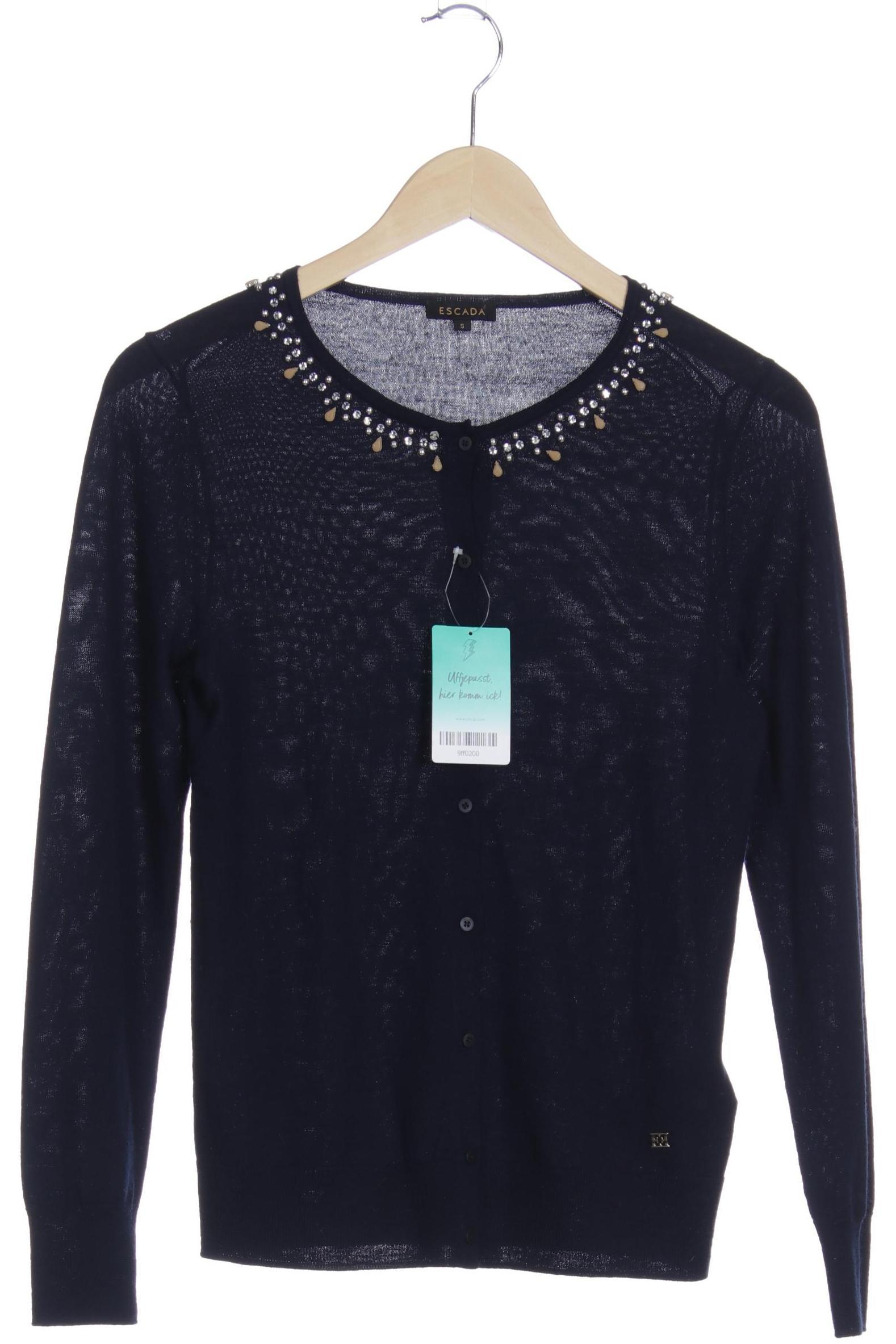 

Escada Damen Strickjacke, blau, Gr.