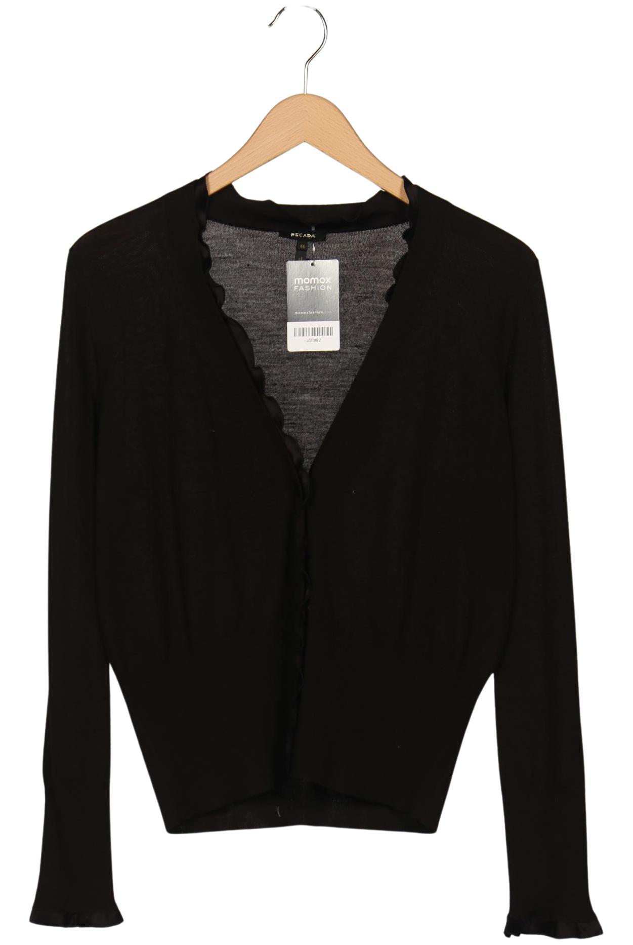 

Escada Damen Strickjacke, schwarz, Gr. 40