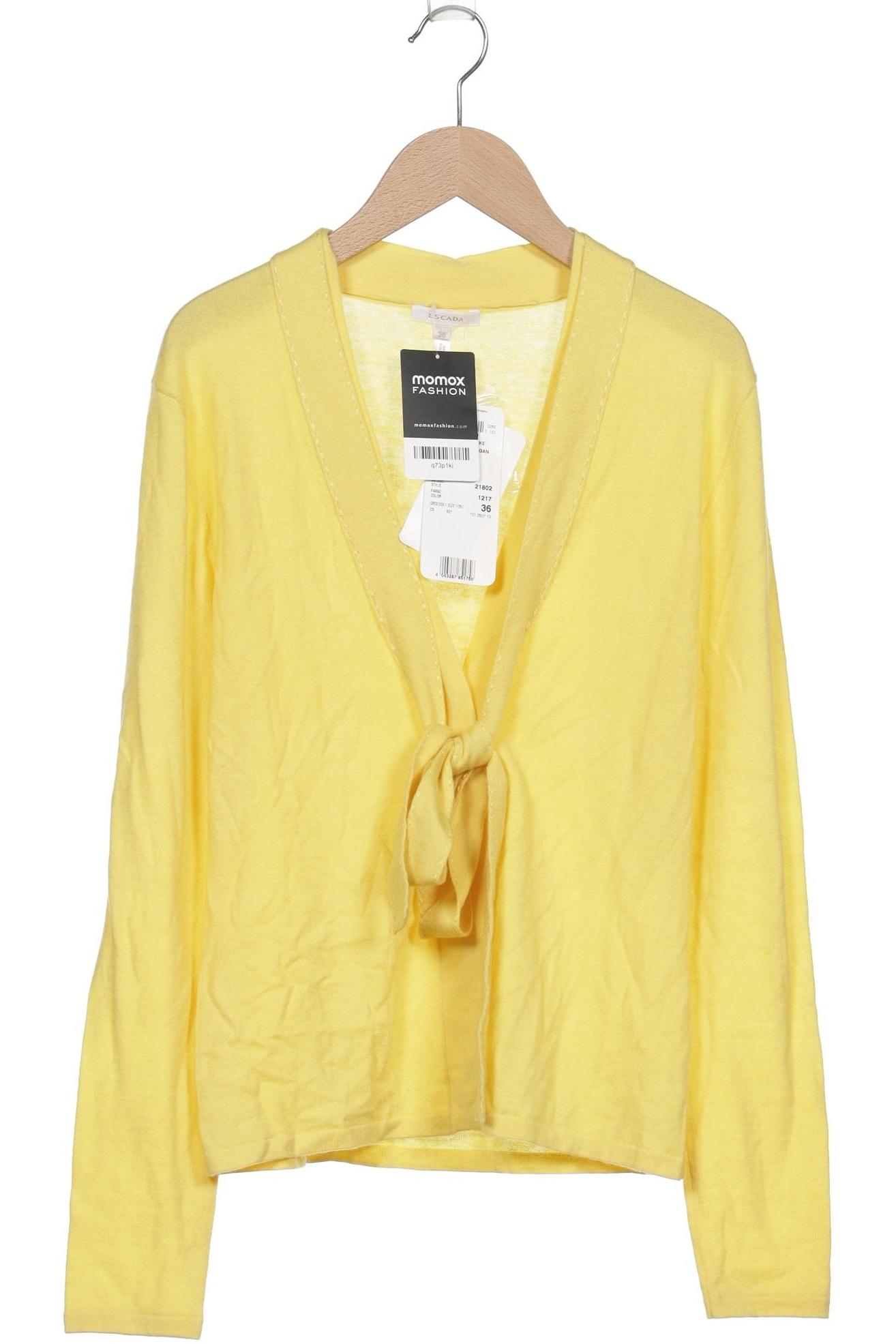 

Escada Damen Strickjacke, gelb, Gr. 36