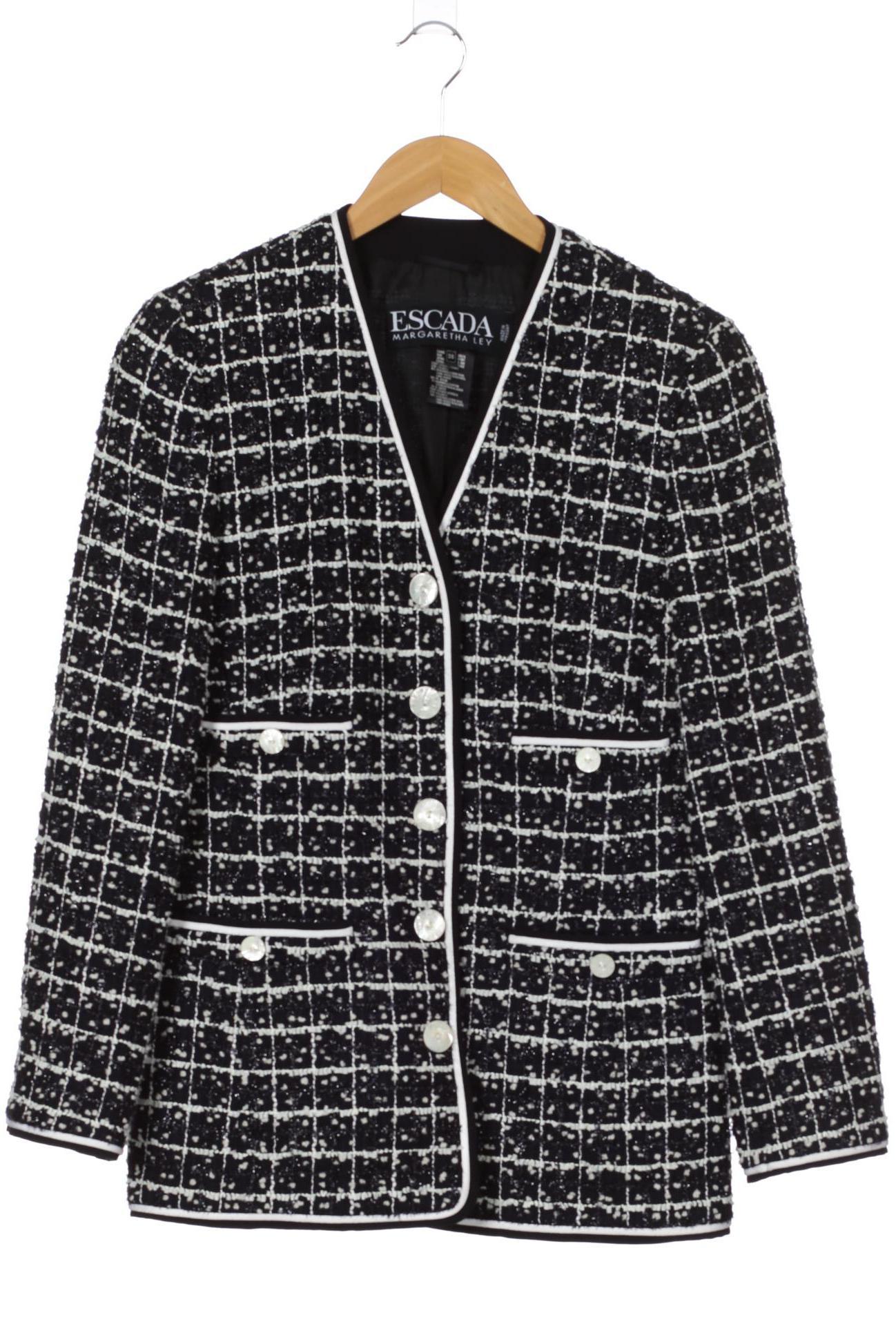 

Escada Damen Strickjacke, blau, Gr. 38