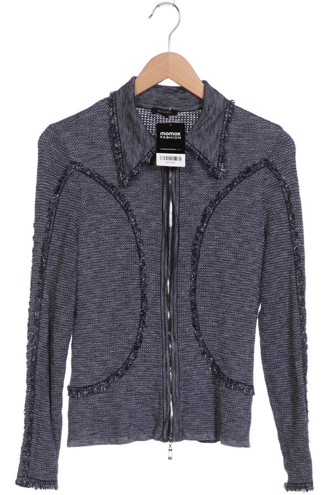 

Escada Damen Strickjacke, marineblau, Gr. 40