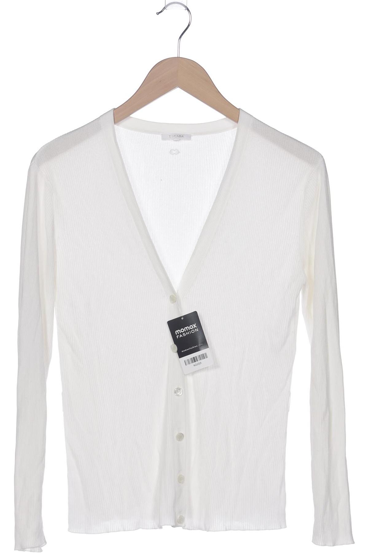 

Escada Damen Strickjacke, weiß, Gr. 38