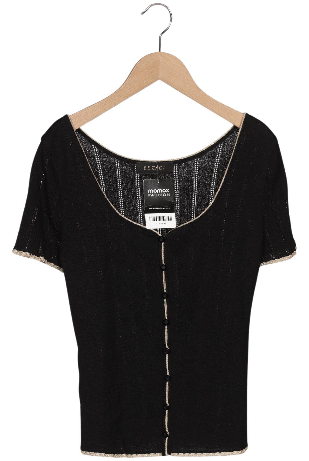 

Escada Damen Strickjacke, schwarz, Gr. 38