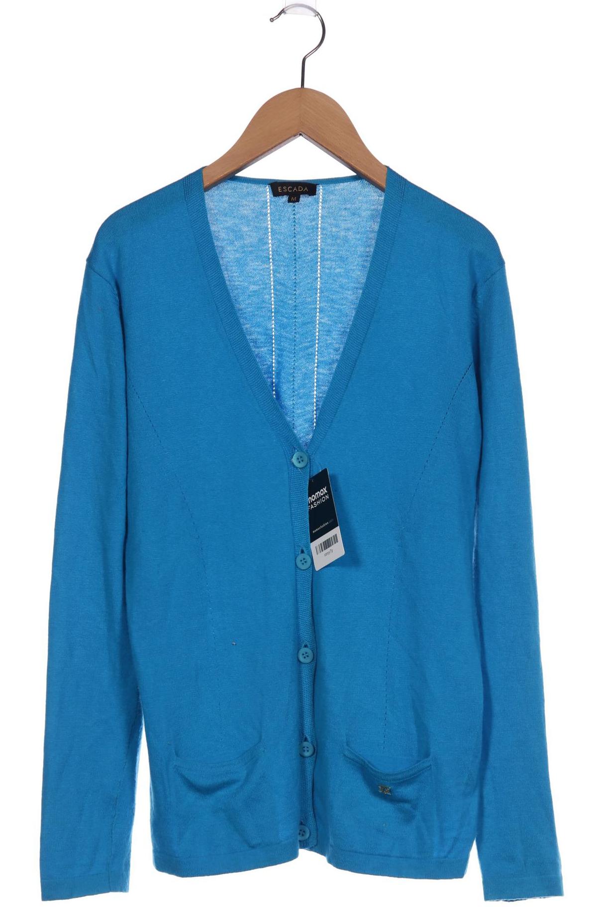 

Escada Damen Strickjacke, blau, Gr. 38