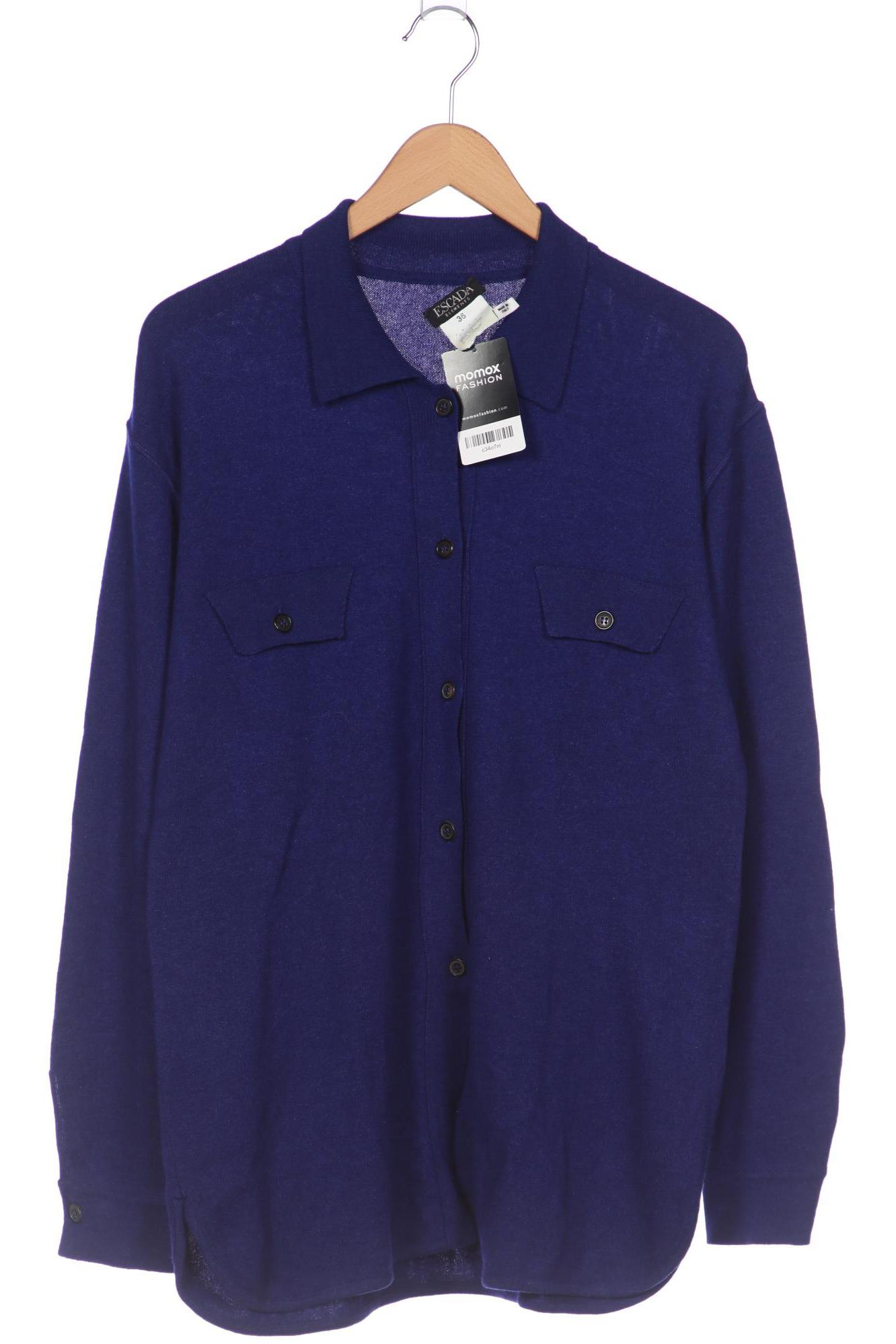 

Escada Damen Strickjacke, marineblau, Gr. 36