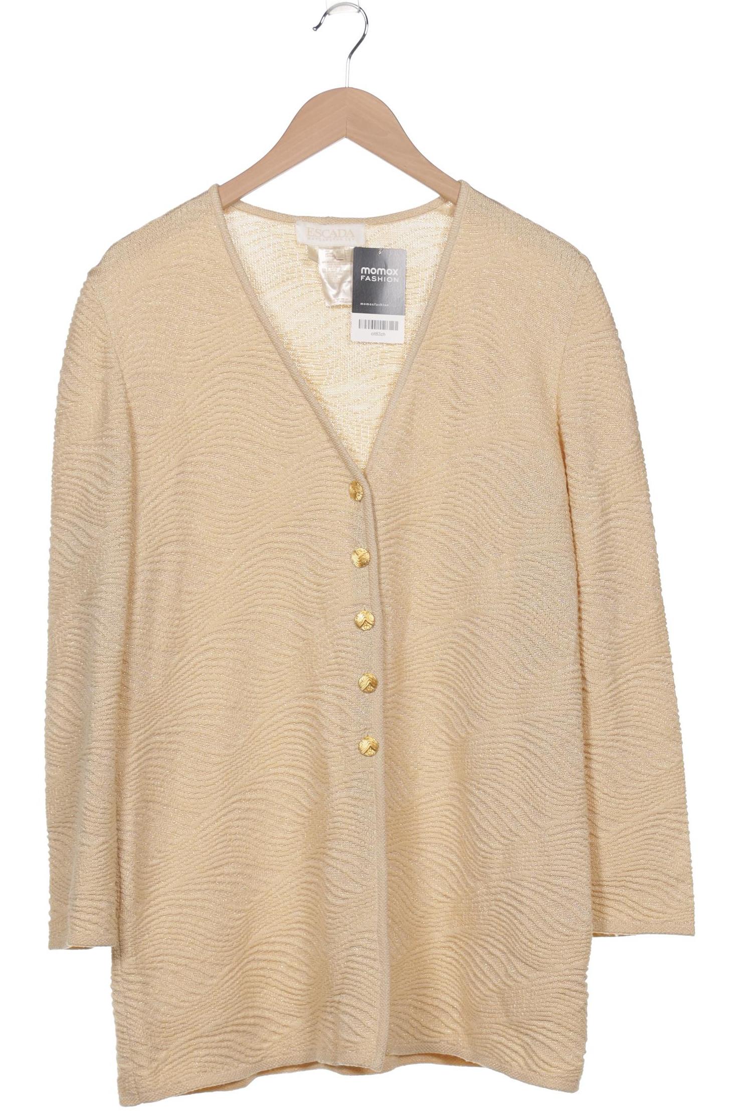 

Escada Damen Strickjacke, beige, Gr. 42