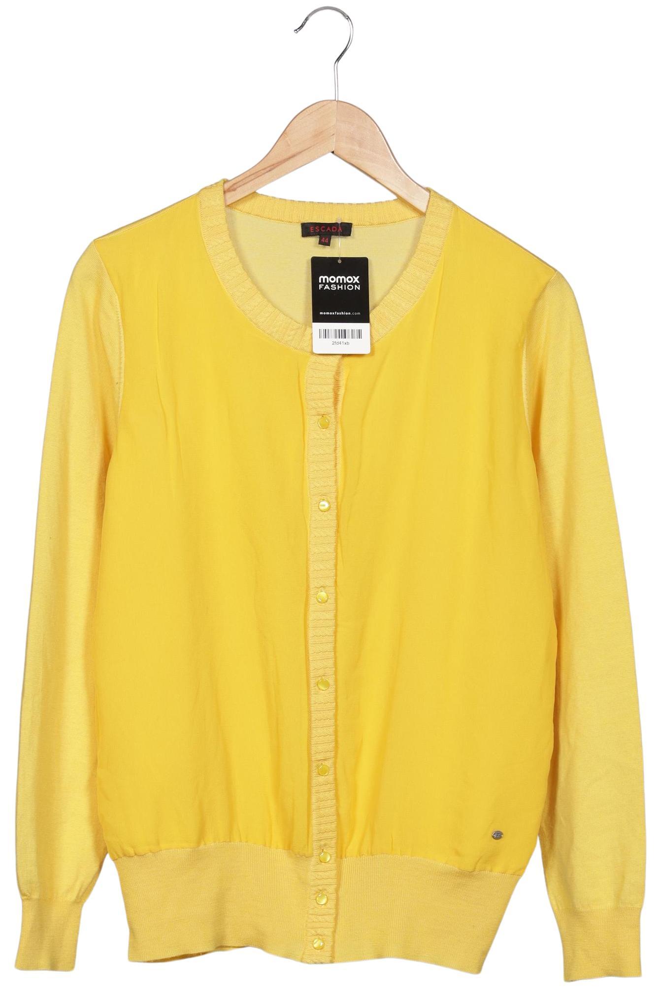 

Escada Damen Strickjacke, gelb, Gr. 44