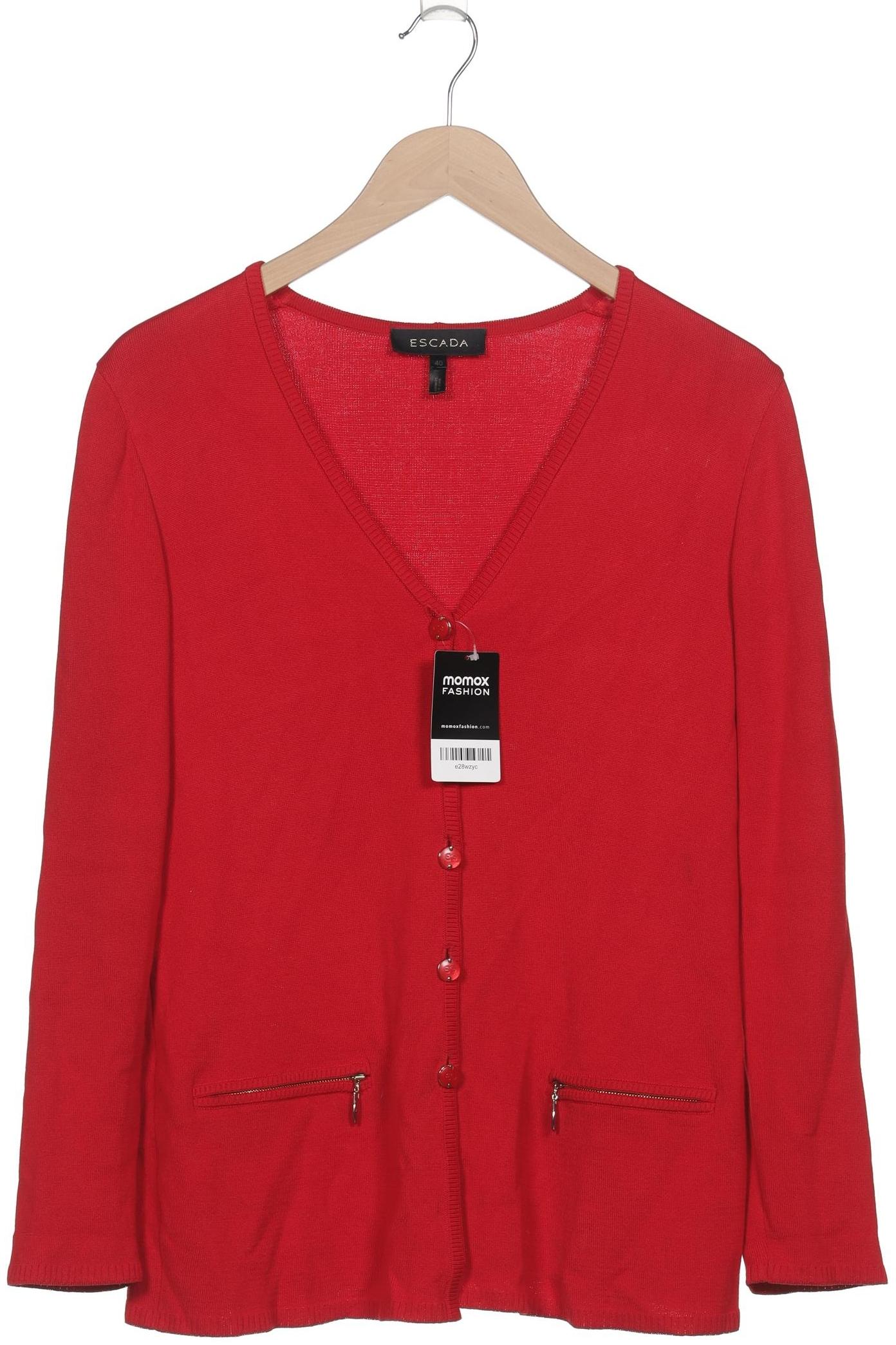 

Escada Damen Strickjacke, rot, Gr. 40