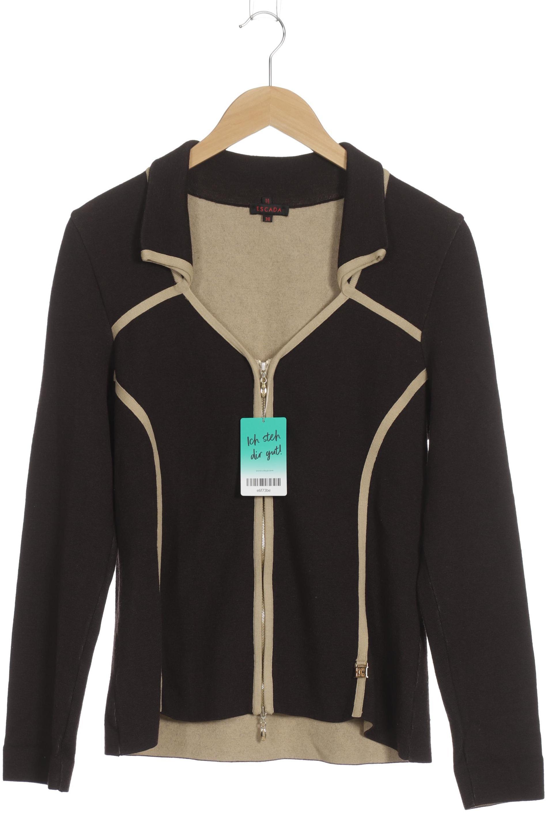 

Escada Damen Strickjacke, braun, Gr. 38