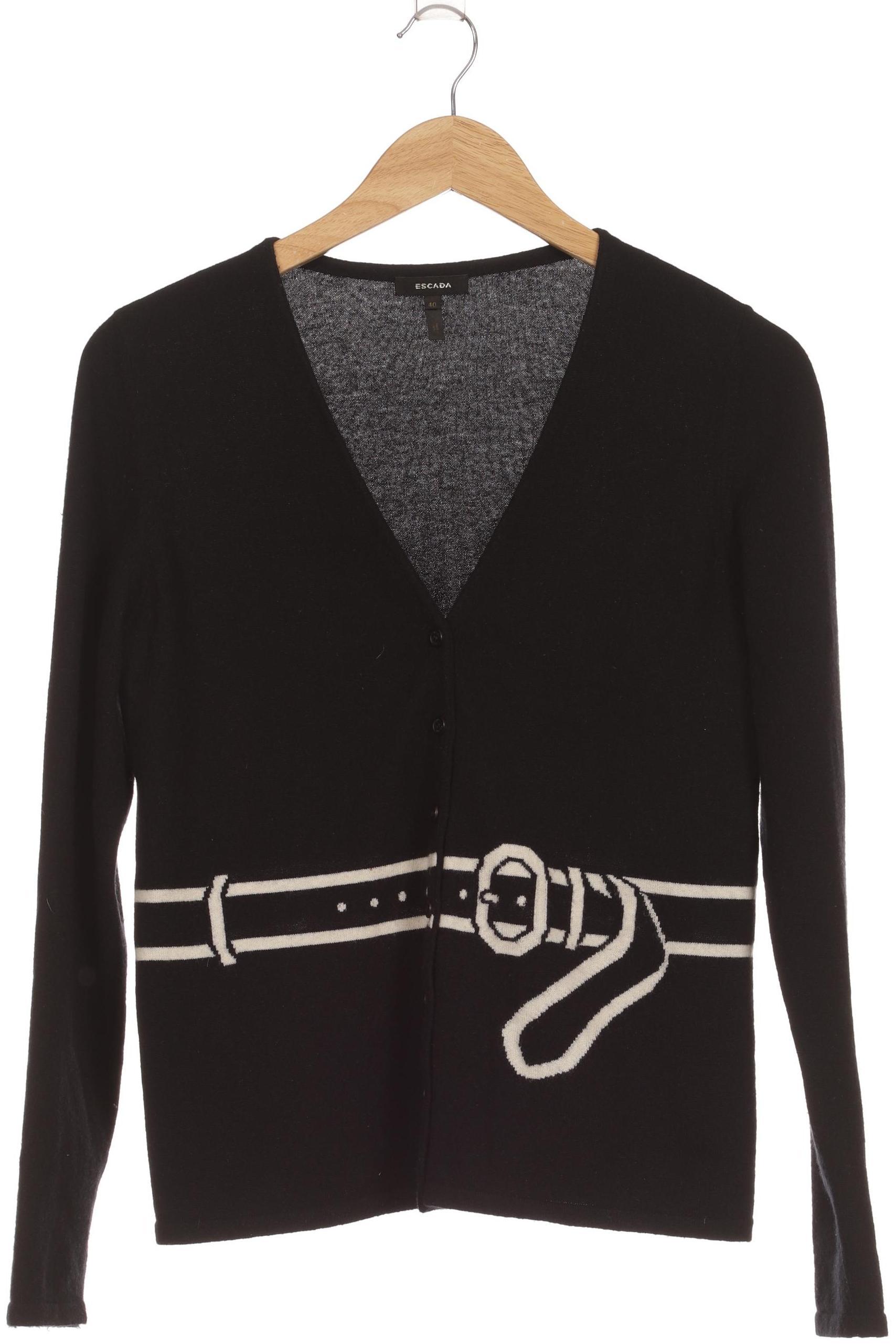 

Escada Damen Strickjacke, schwarz, Gr. 40