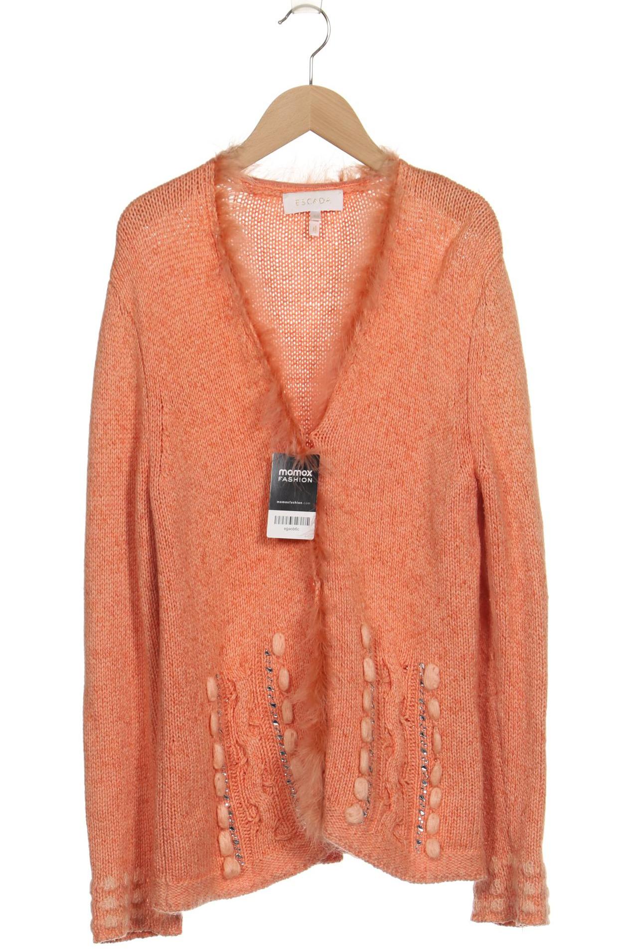 

Escada Damen Strickjacke, orange, Gr. 40
