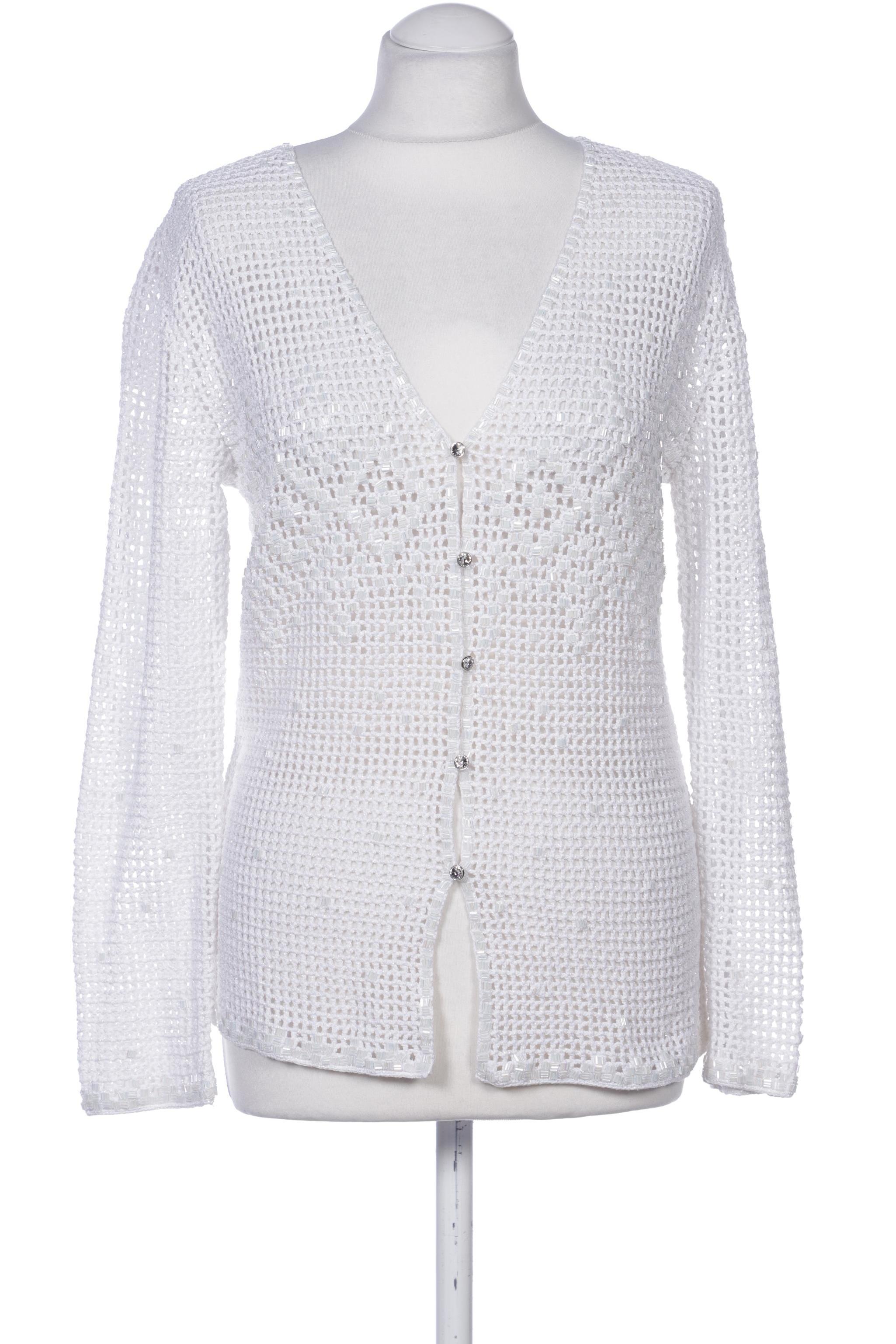 

Escada Damen Strickjacke, weiß, Gr. 38