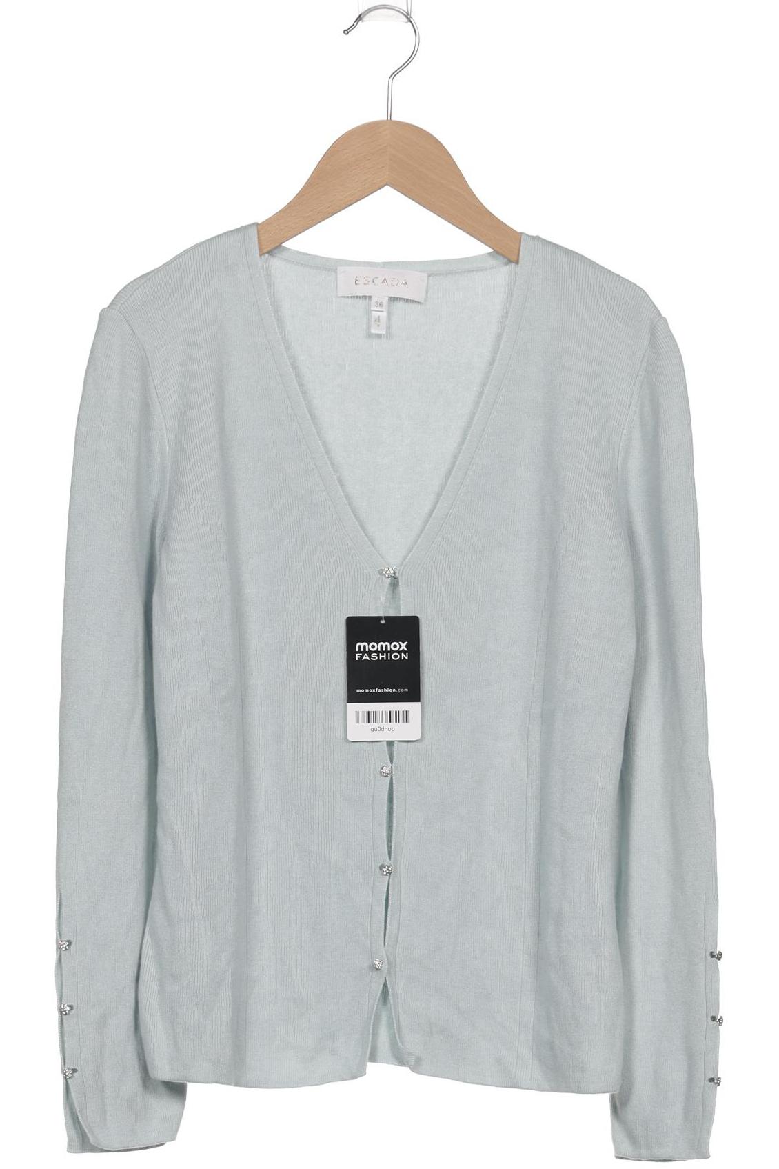 

Escada Damen Strickjacke, türkis, Gr. 36