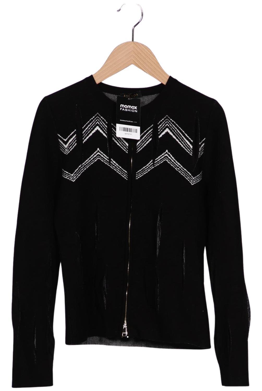 

Escada Damen Strickjacke, schwarz, Gr. 34