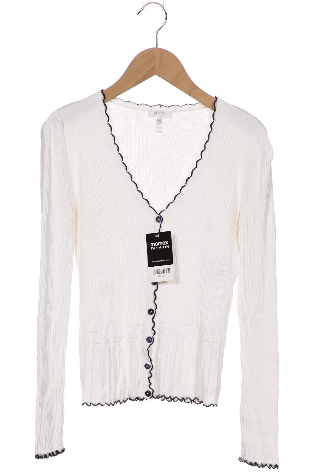 

Escada Damen Strickjacke, weiß, Gr. 34