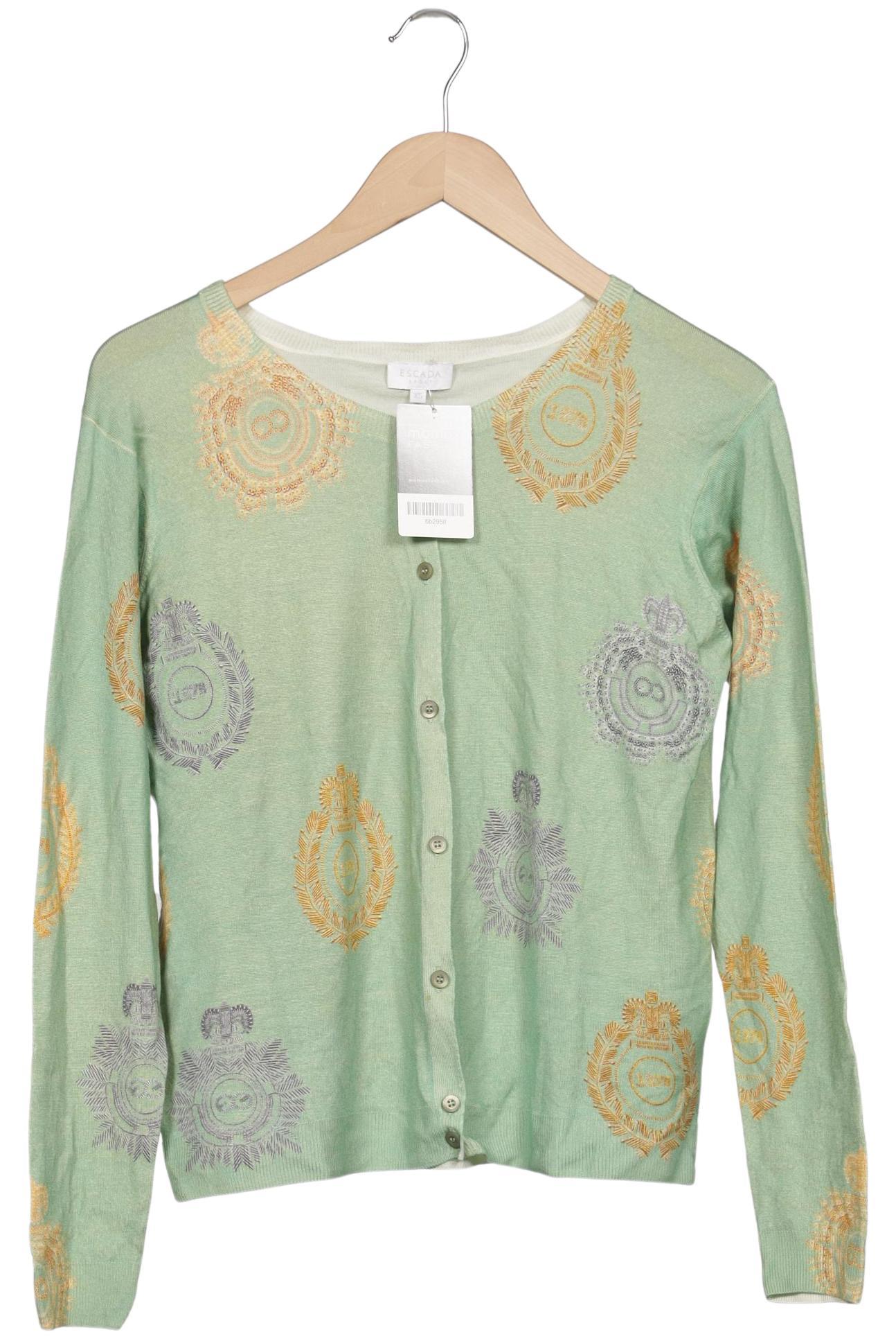 

Escada Damen Strickjacke, hellgrün, Gr. 34